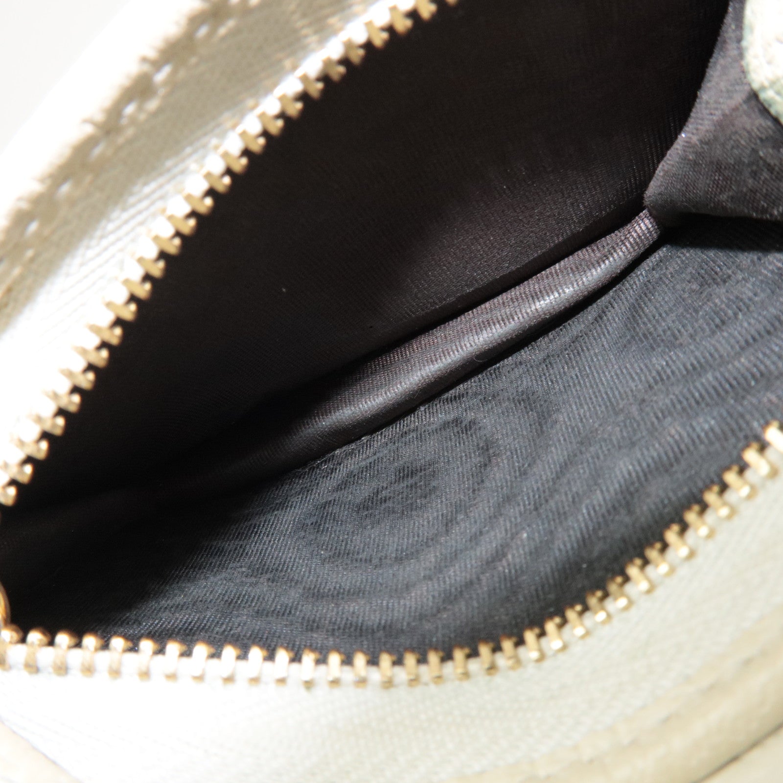 GUCCI GG Marmont Bifold Wallet Cherry & Strawberry Leather Ivory 456126 *Dust bag