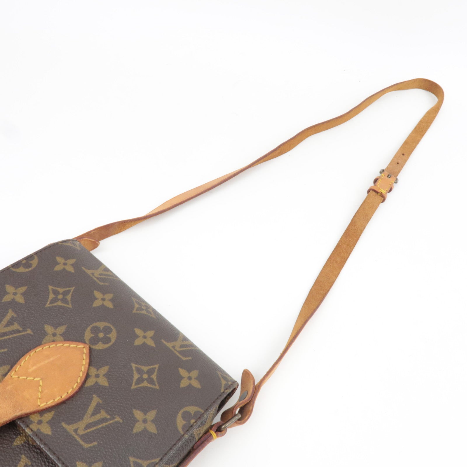Louis Vuitton Monogram Mini Cartouchiere Shoulder Bag M51254 852
