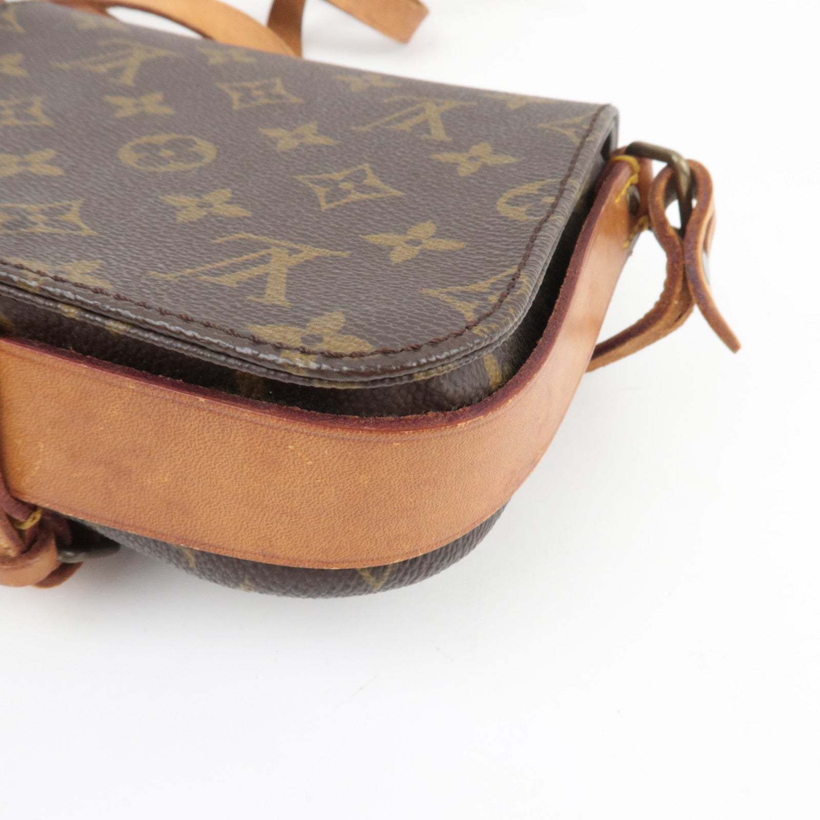 Louis Vuitton Monogram Mini Cartouchiere Shoulder Bag M51254 852