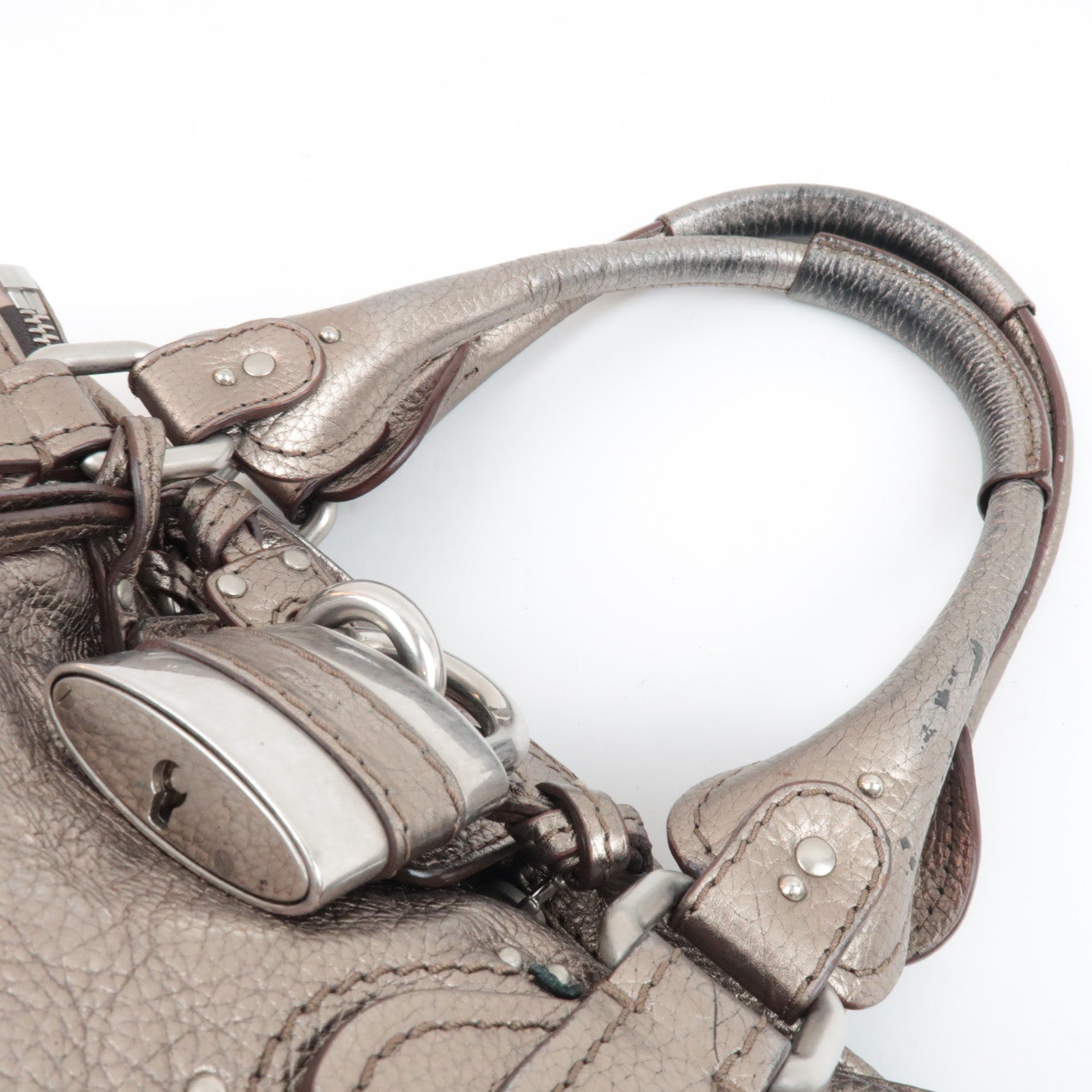 Chloe Paddington Handbag Leather Bronze *Key Lock