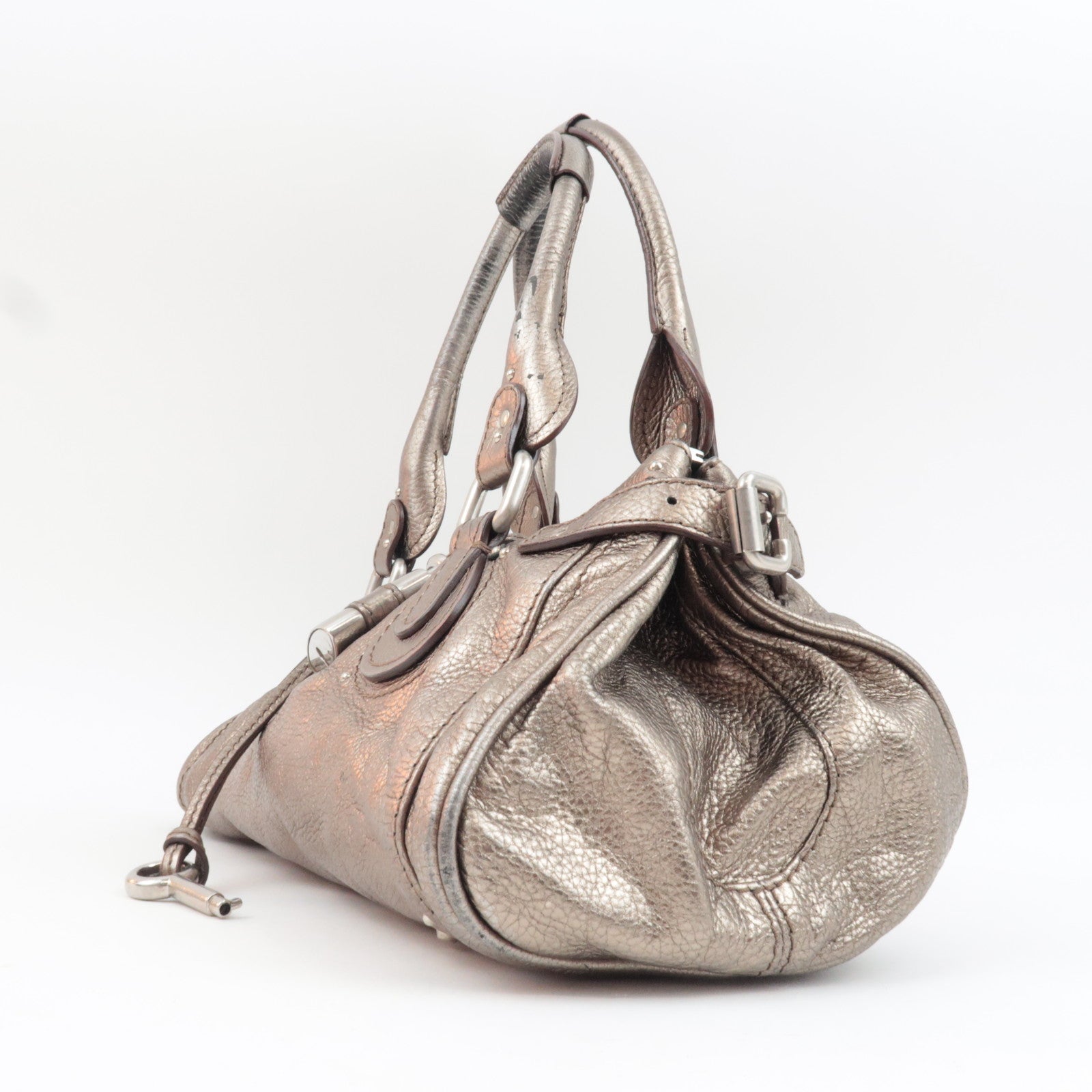 Chloe Paddington Handbag Leather Bronze *Key Lock