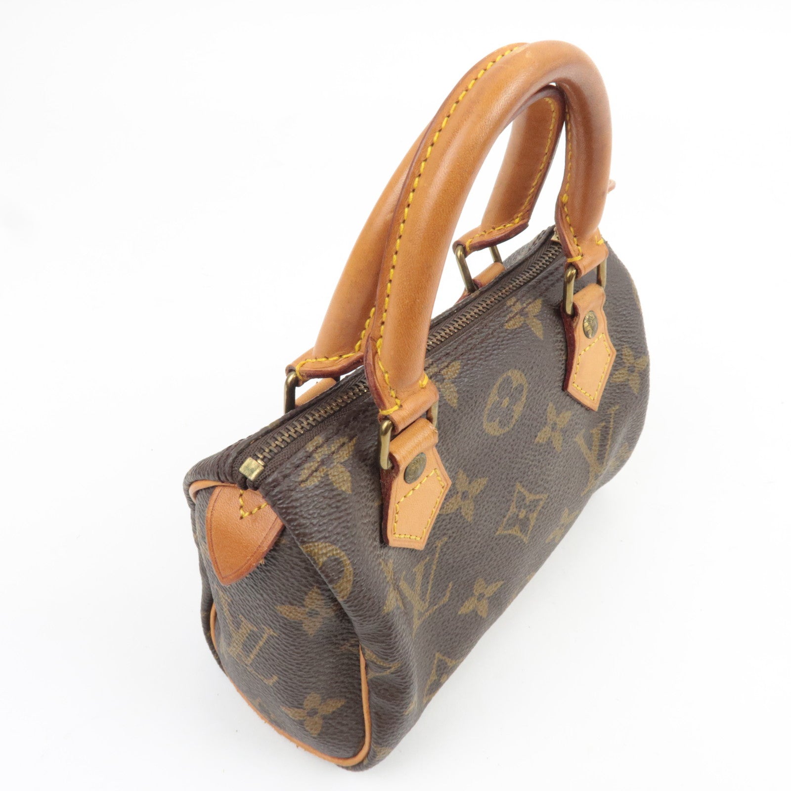 Louis Vuitton Monogram Mini Speedy 2Way Handbag M41534 TH1921