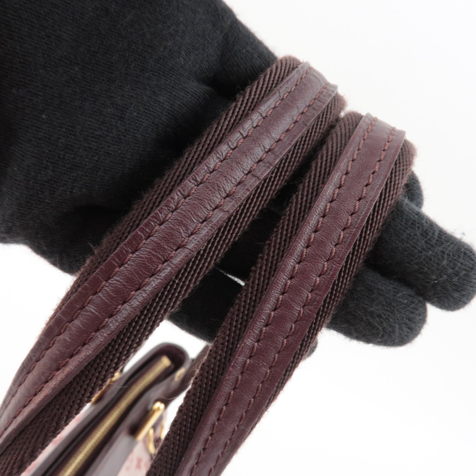 Louis Vuitton Monogram Mini Lucille PM Cerise M92678 SR0063 *Name tag