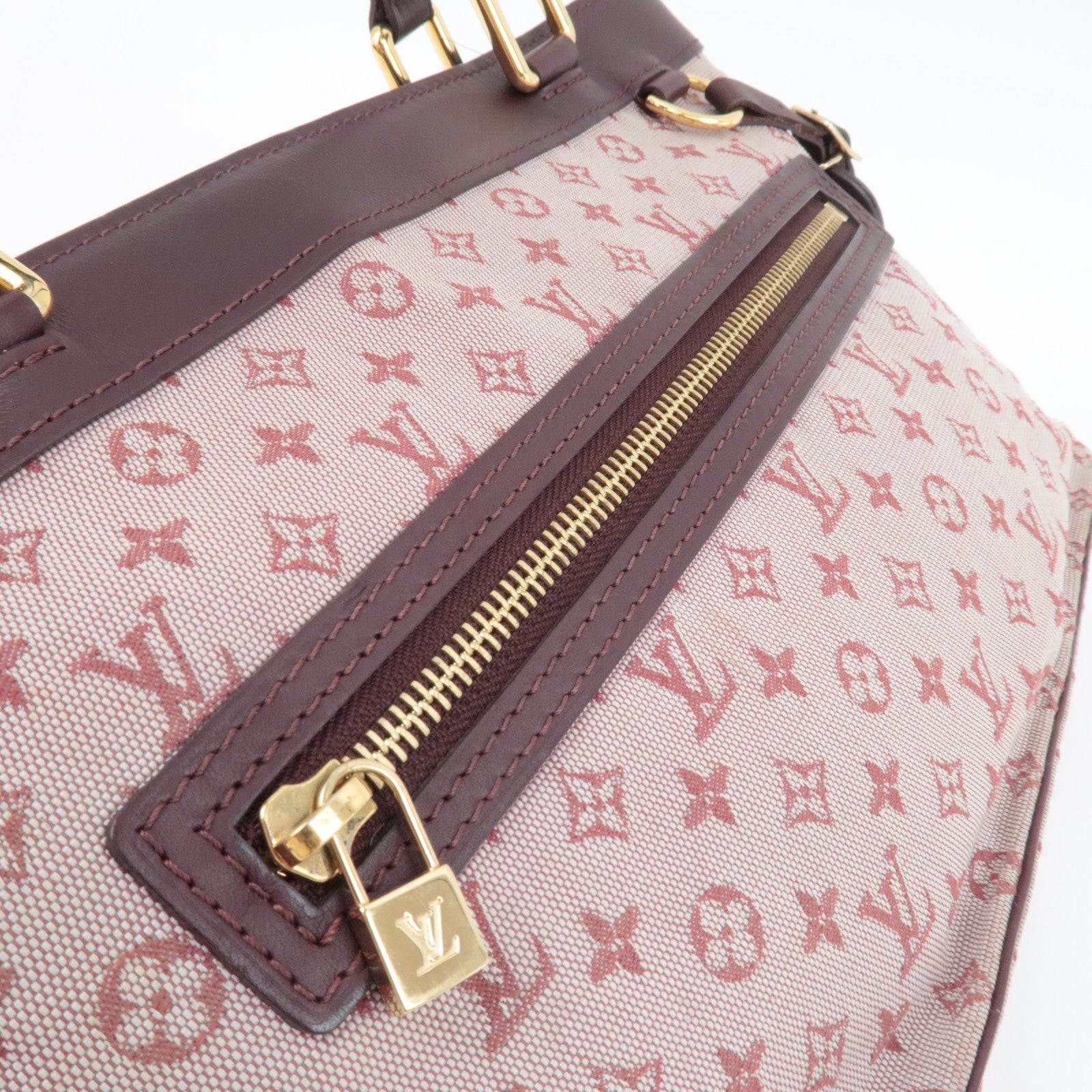 Louis Vuitton Monogram Mini Lucille PM Cerise M92678 SR0063 *Name tag