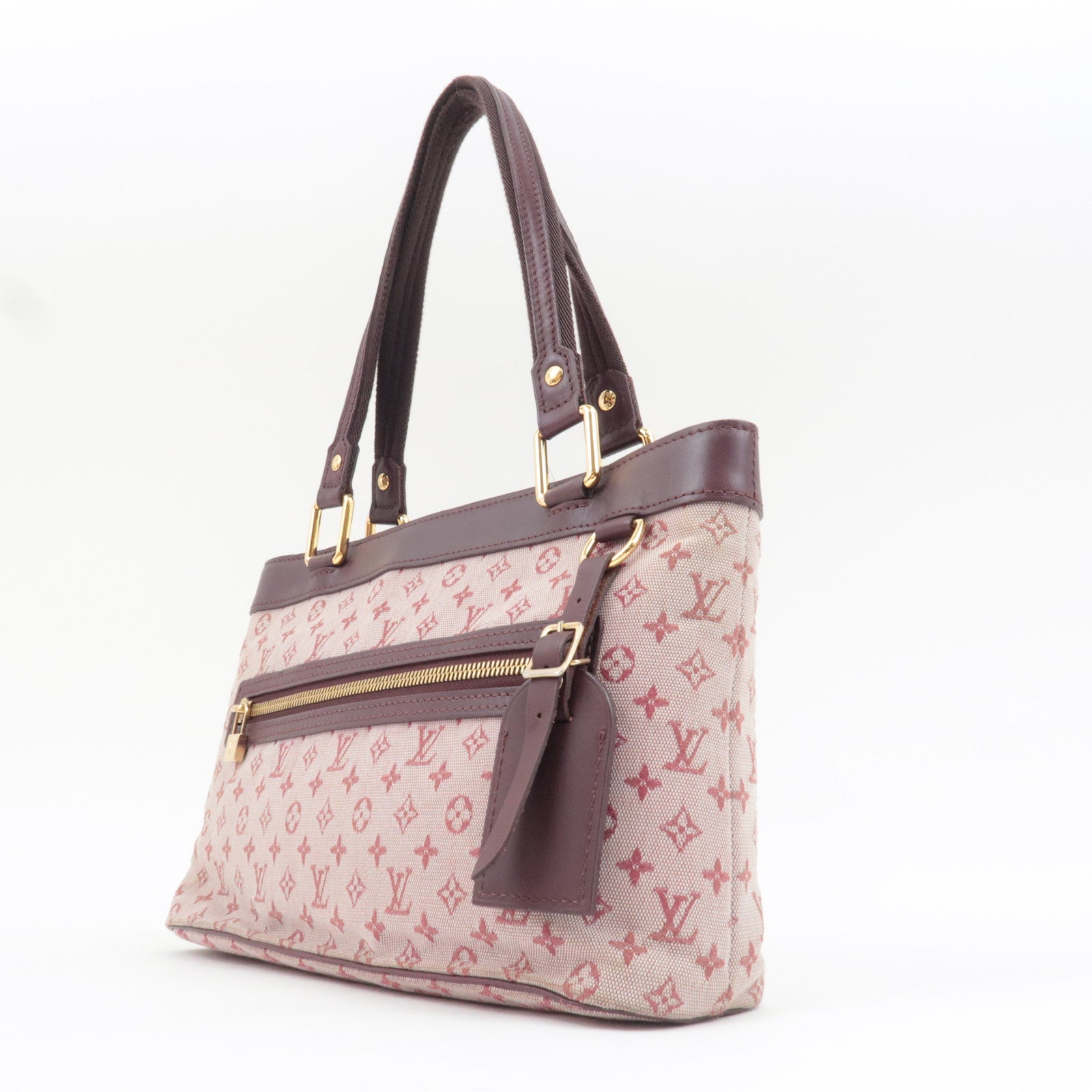Louis Vuitton Monogram Mini Lucille PM Cerise M92678 SR0063 *Name tag