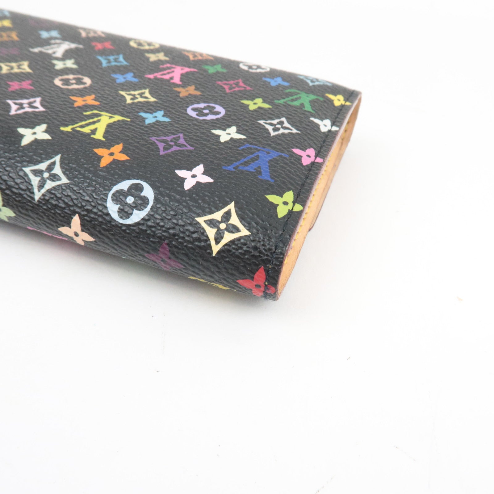 Louis Vuitton Monogram Multicolor Portefeuille Sarah Long Wallet Noir M93533 TH4017