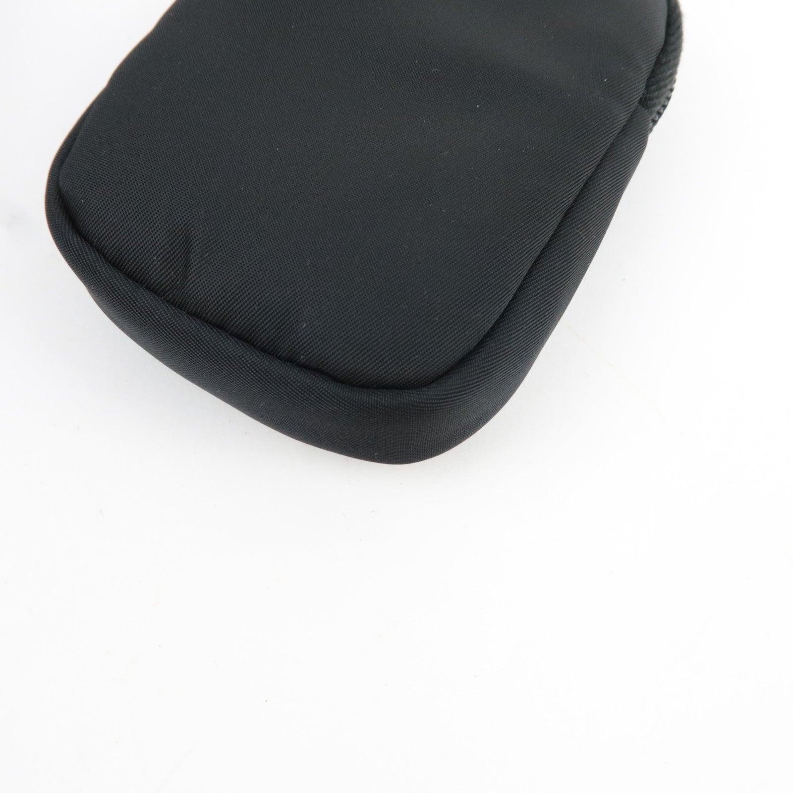 PRADA Detachable MIni Pouch Bag Charm Nylon Black