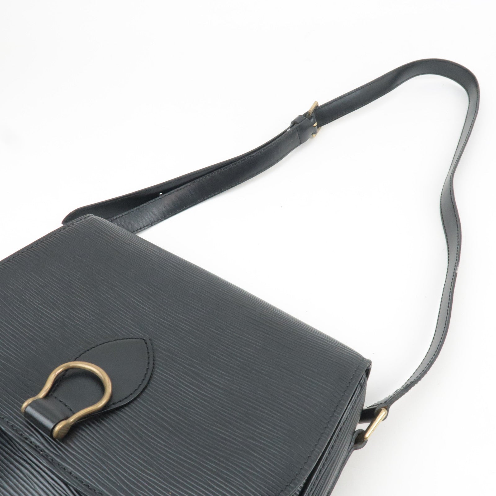 Louis Vuitton Epi Saint Cloud Shoulder Bag Noir M52192 TH0957