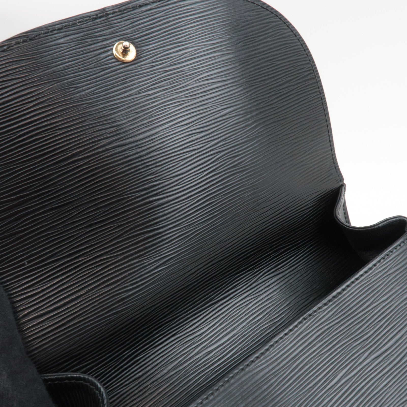 Louis Vuitton Epi Saint Cloud Shoulder Bag Noir M52192 TH0957