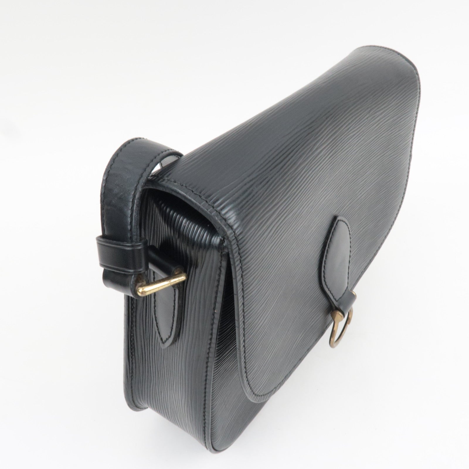 Louis Vuitton Epi Saint Cloud Shoulder Bag Noir M52192 TH0957