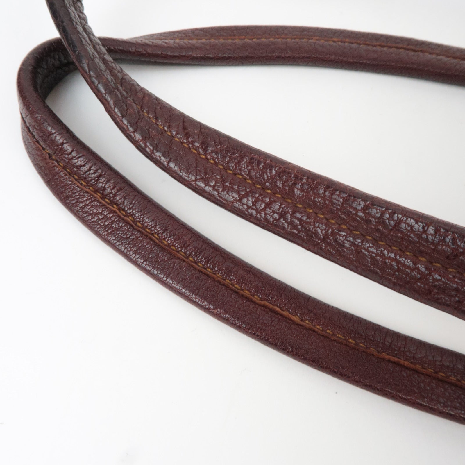 PRADA Shoulder Bag Washed Leather Brown BR2804 *Dust bag, G card