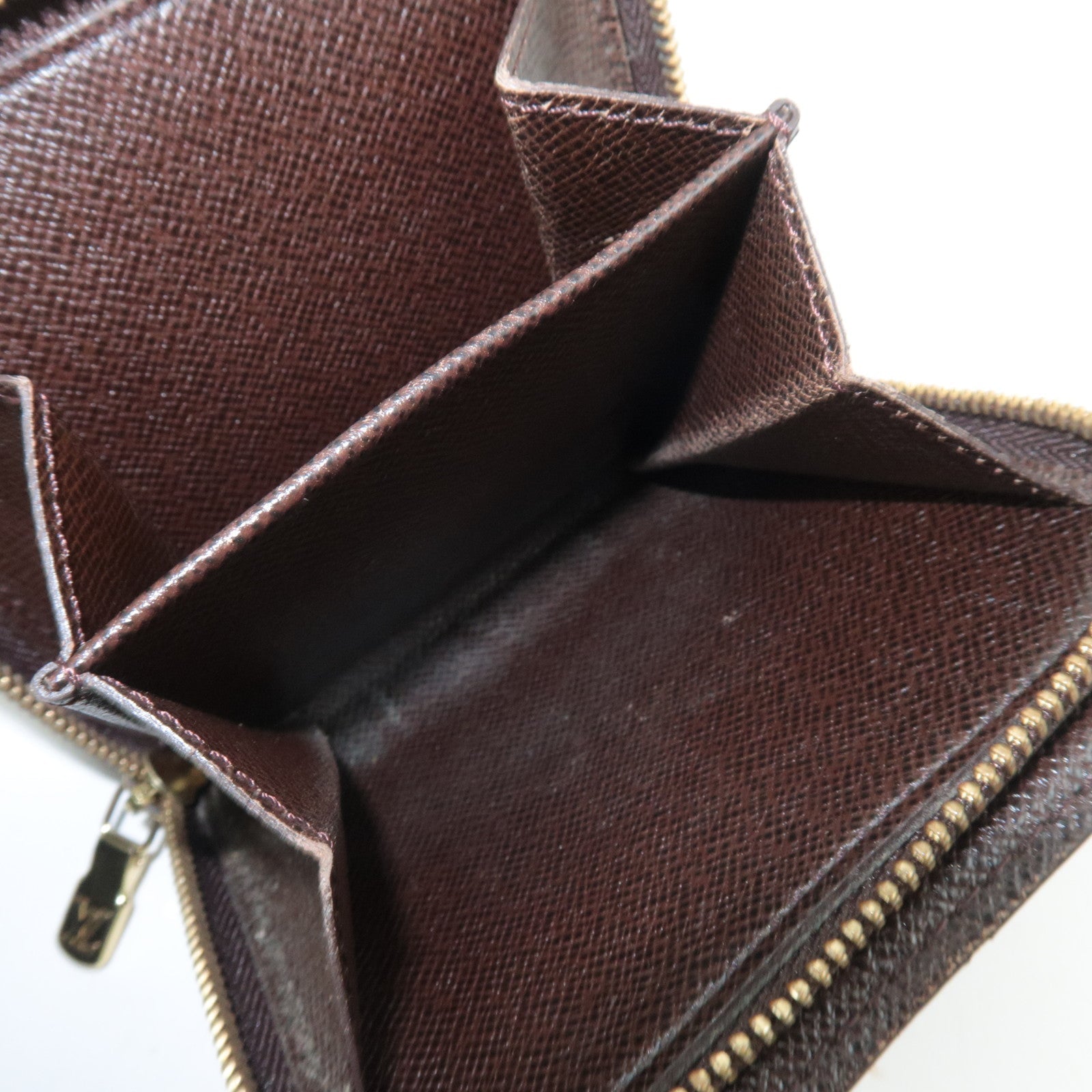 Louis Vuitton Damier Compact Zip Small Wallet N61668 CA1012