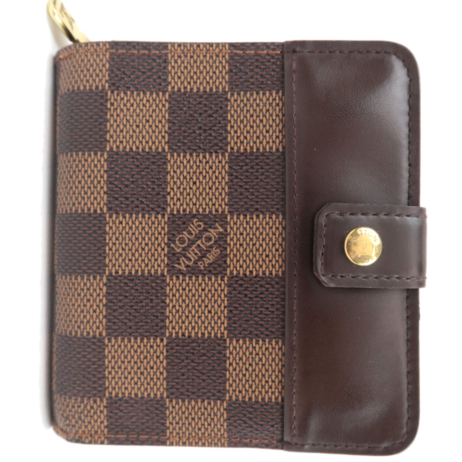Louis Vuitton Damier Compact Zip Small Wallet N61668 CA1012