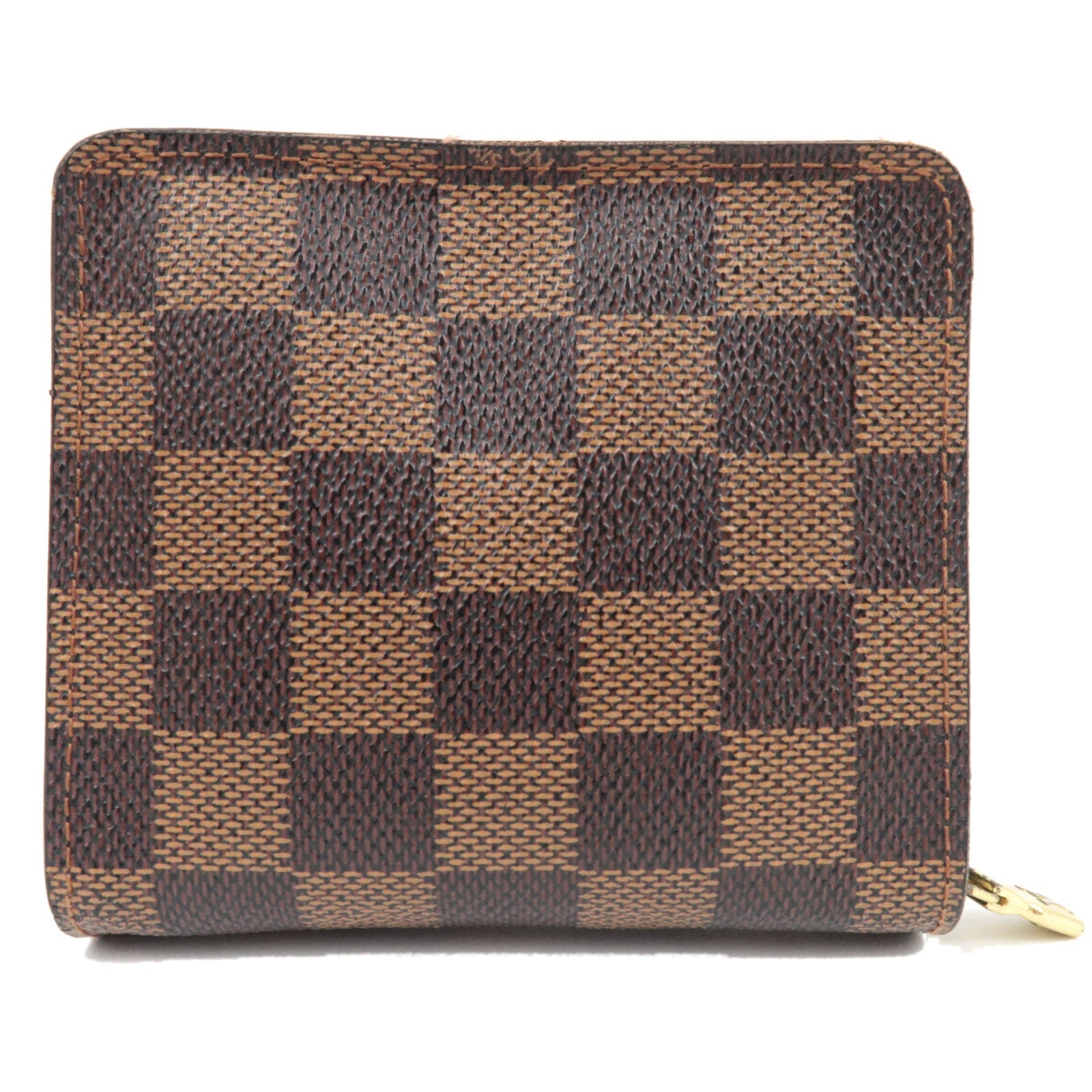 Louis Vuitton Damier Compact Zip Small Wallet N61668 CA1012