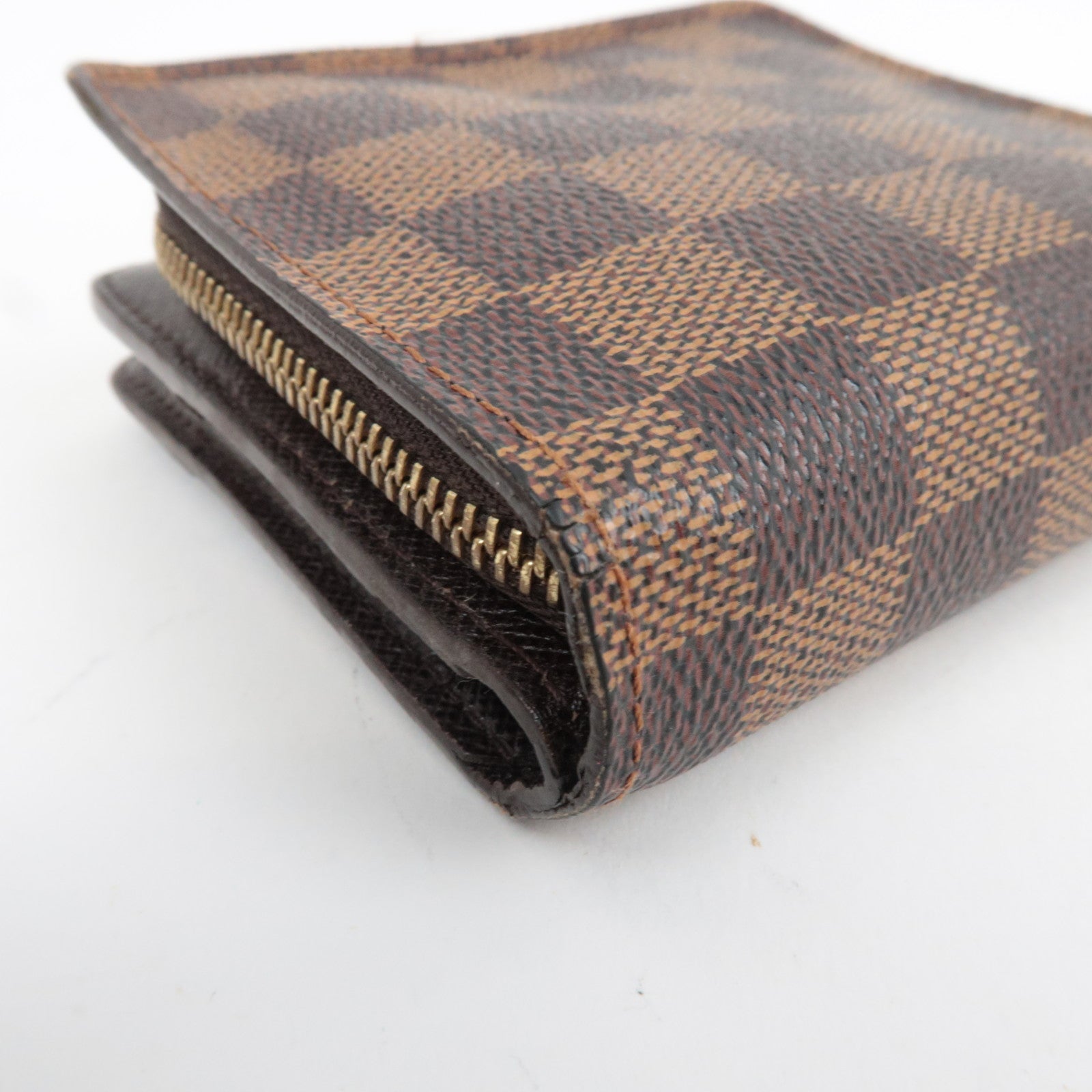 Louis Vuitton Damier Compact Zip Small Wallet N61668 CA1012