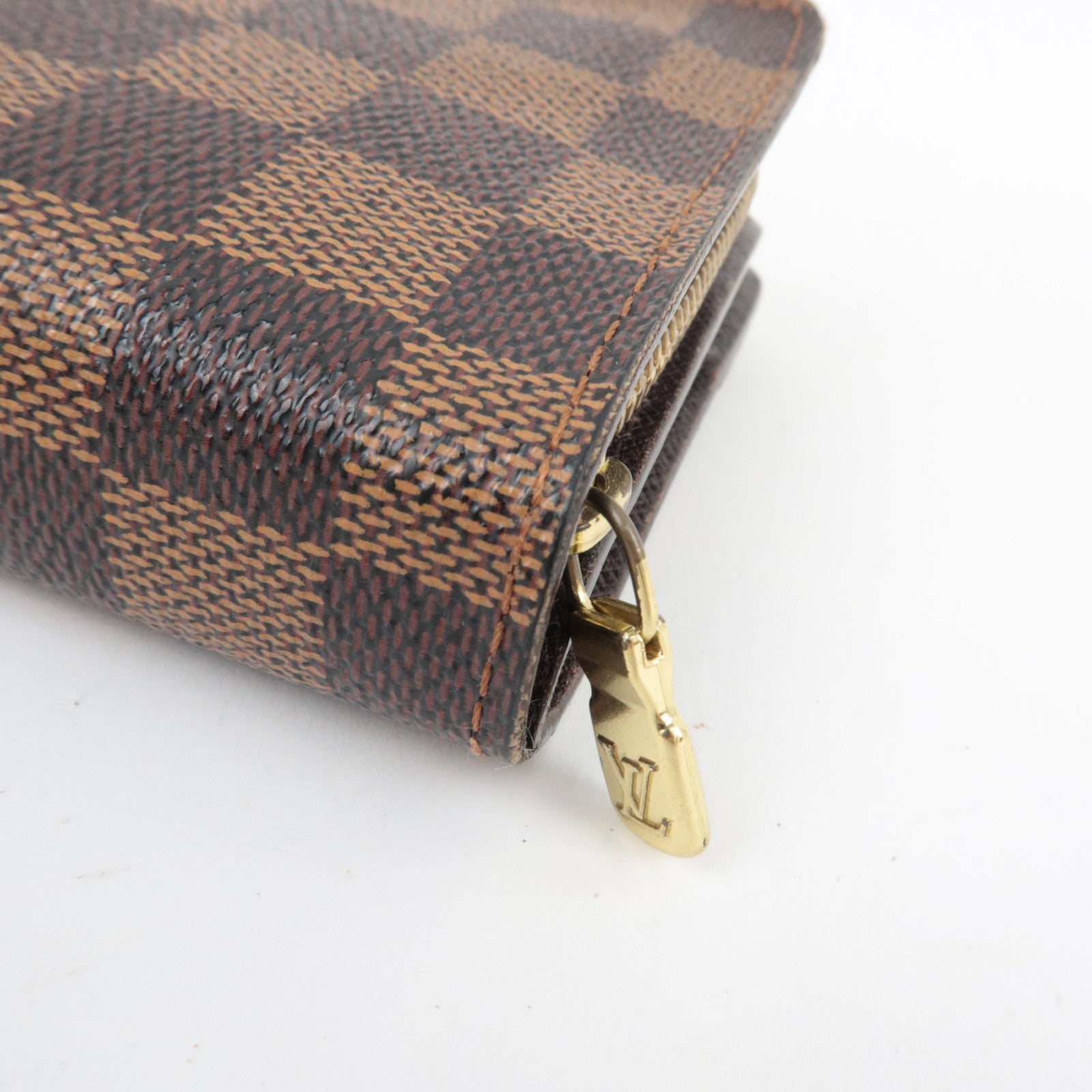 Louis Vuitton Damier Compact Zip Small Wallet N61668 CA1012