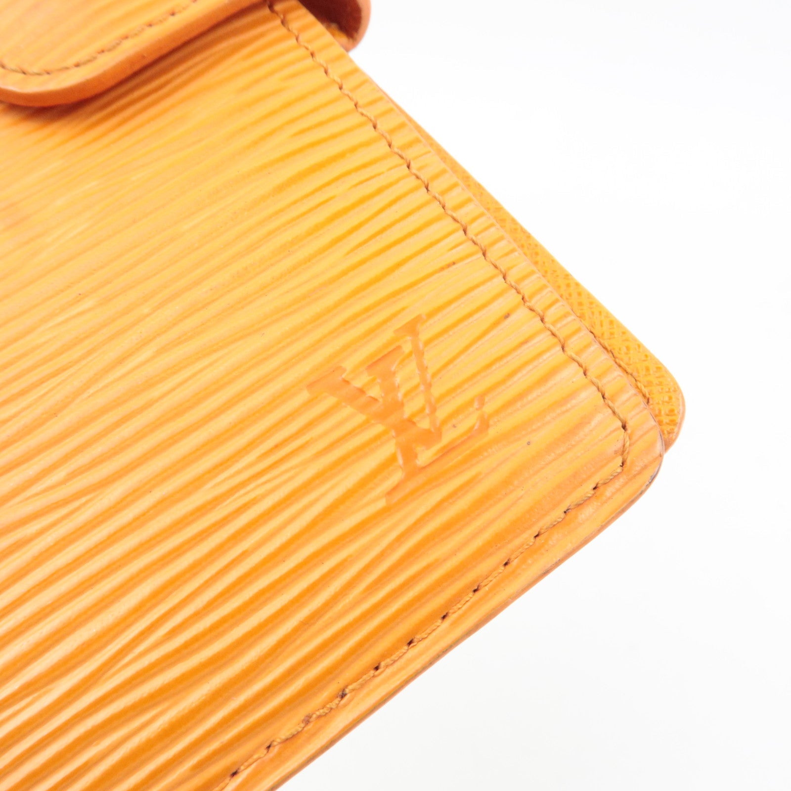 Louis Vuitton Epi Agenda PM Planner Cover Mandarin R2005H CA0073 *Scale