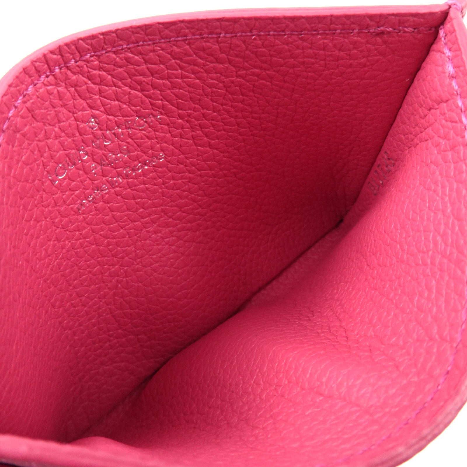 Louis Vuitton Porte Carte Lockme Card Case Hot Pink M68555 RFID *Box, Dust bag