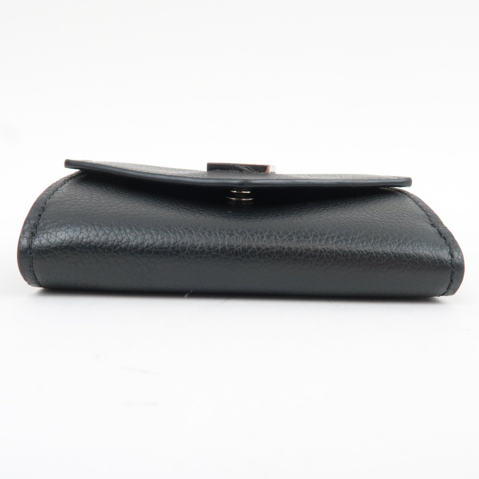 Louis Vuitton Portefeuille Lock Mini Tri-Fold Wallet Noir M63921 RFID *Box, Dust bag