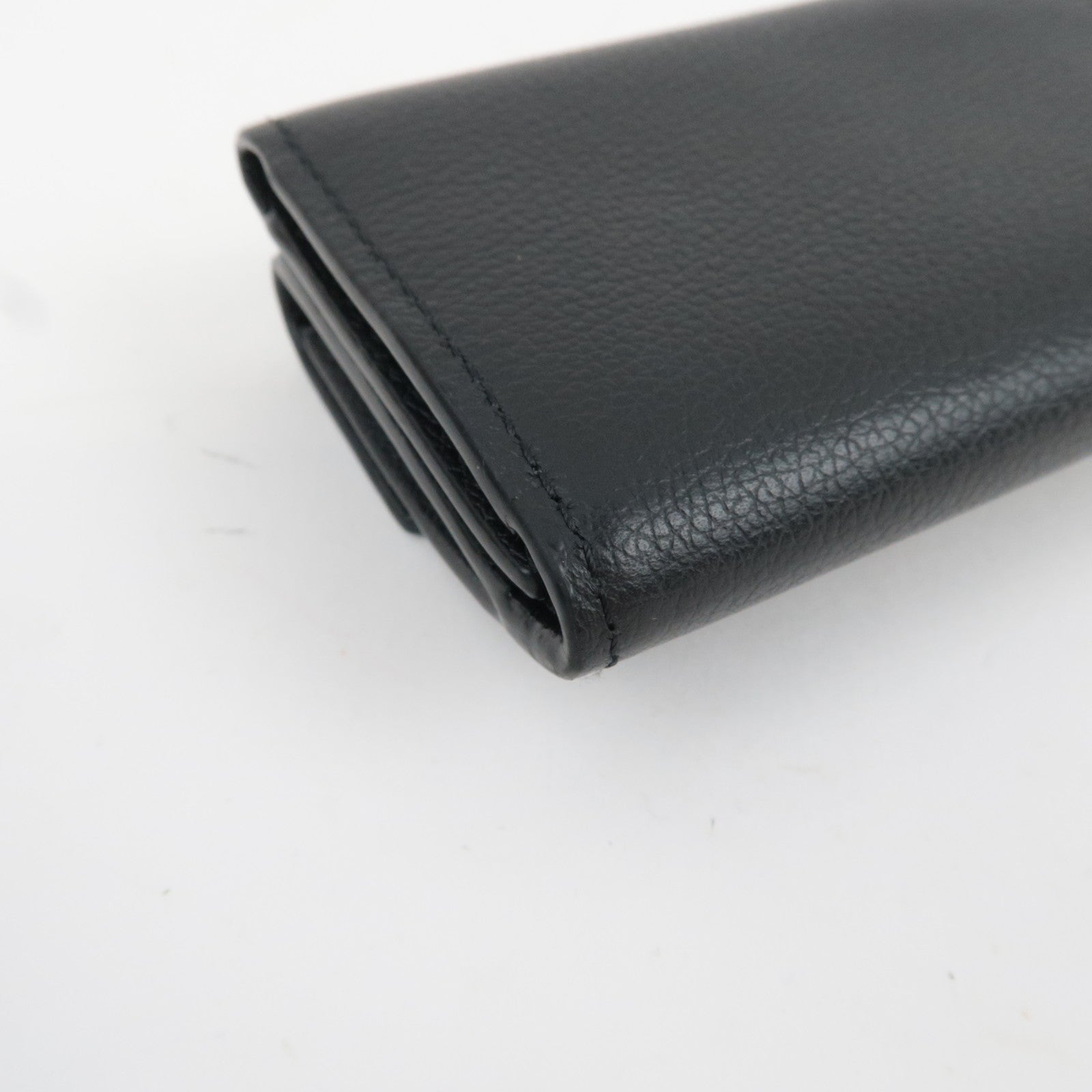 Louis Vuitton Portefeuille Lock Mini Tri-Fold Wallet Noir M63921 RFID *Box, Dust bag