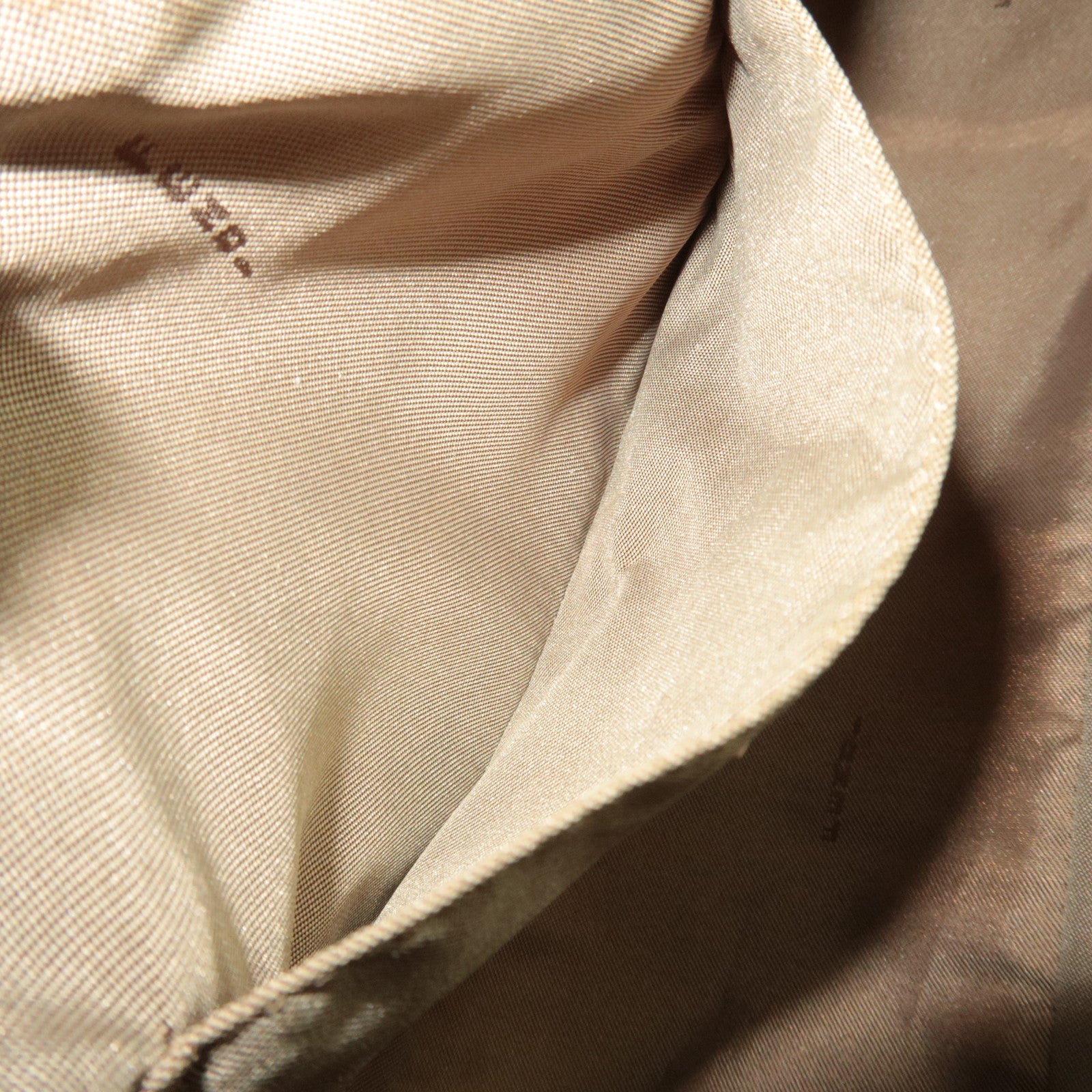 FENDI Zucchino Shoulder Bag Canvas Leather Pink 8BR444