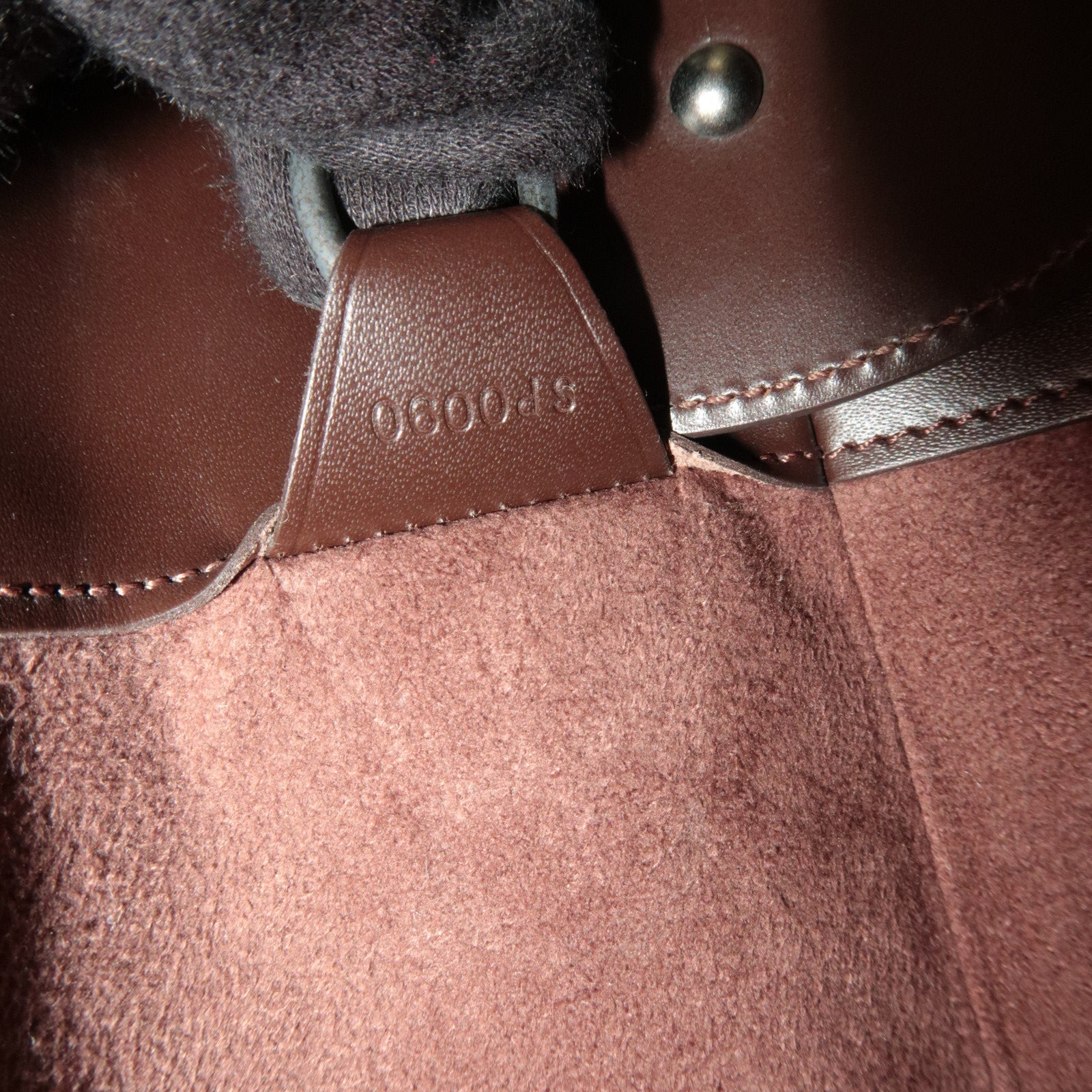 Louis Vuitton Epi Verso Shoulder Bag Mocha M5281D SP0090