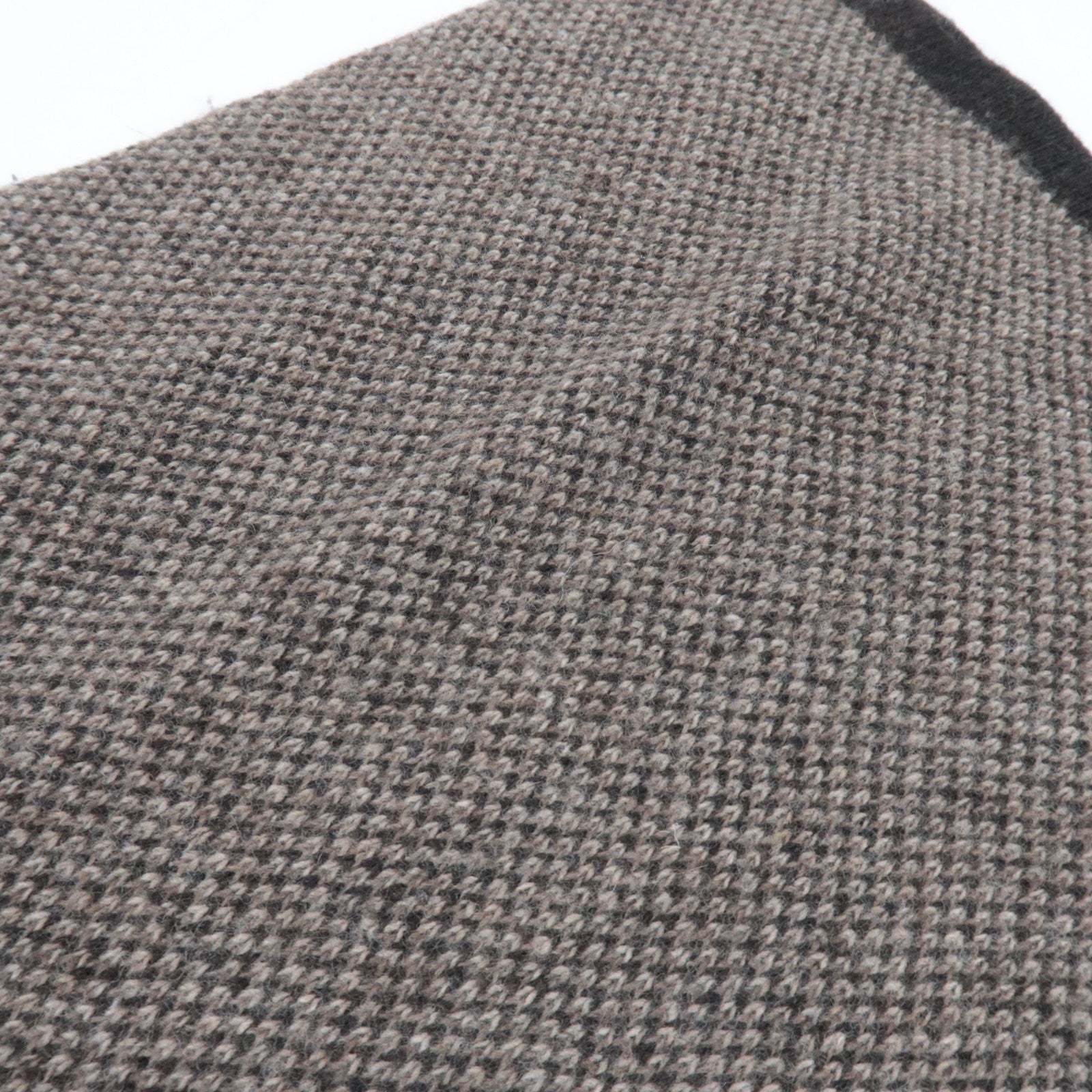 FENDI Zucca Knit Scarf Wool 47% Viscose 30% Nylon15% Cashmere 8% Brown