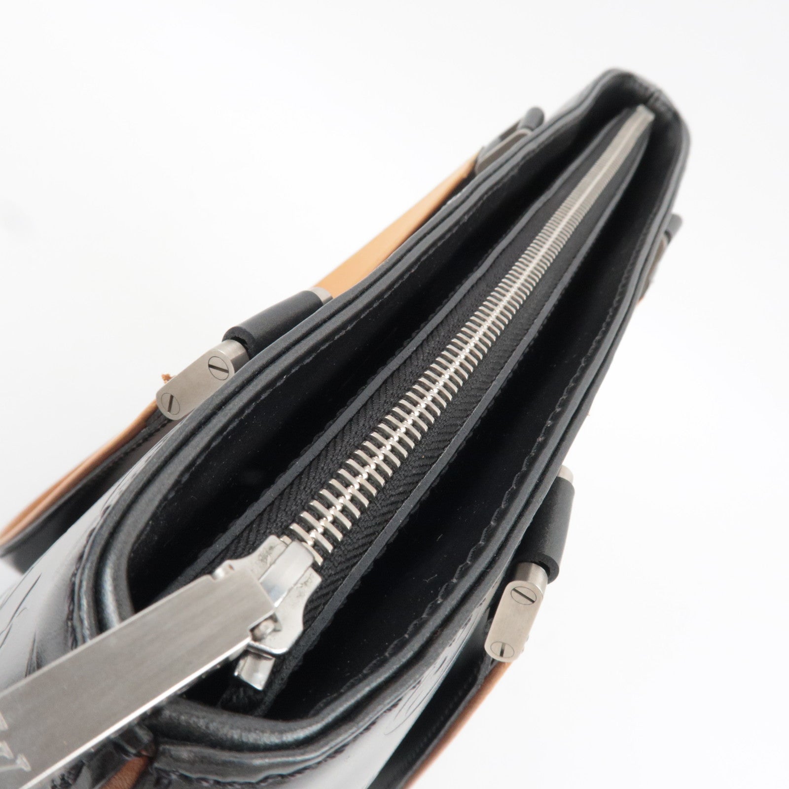 Louis Vuitton Monogram Matte Stockton Handbag Noir M55112 CA0042