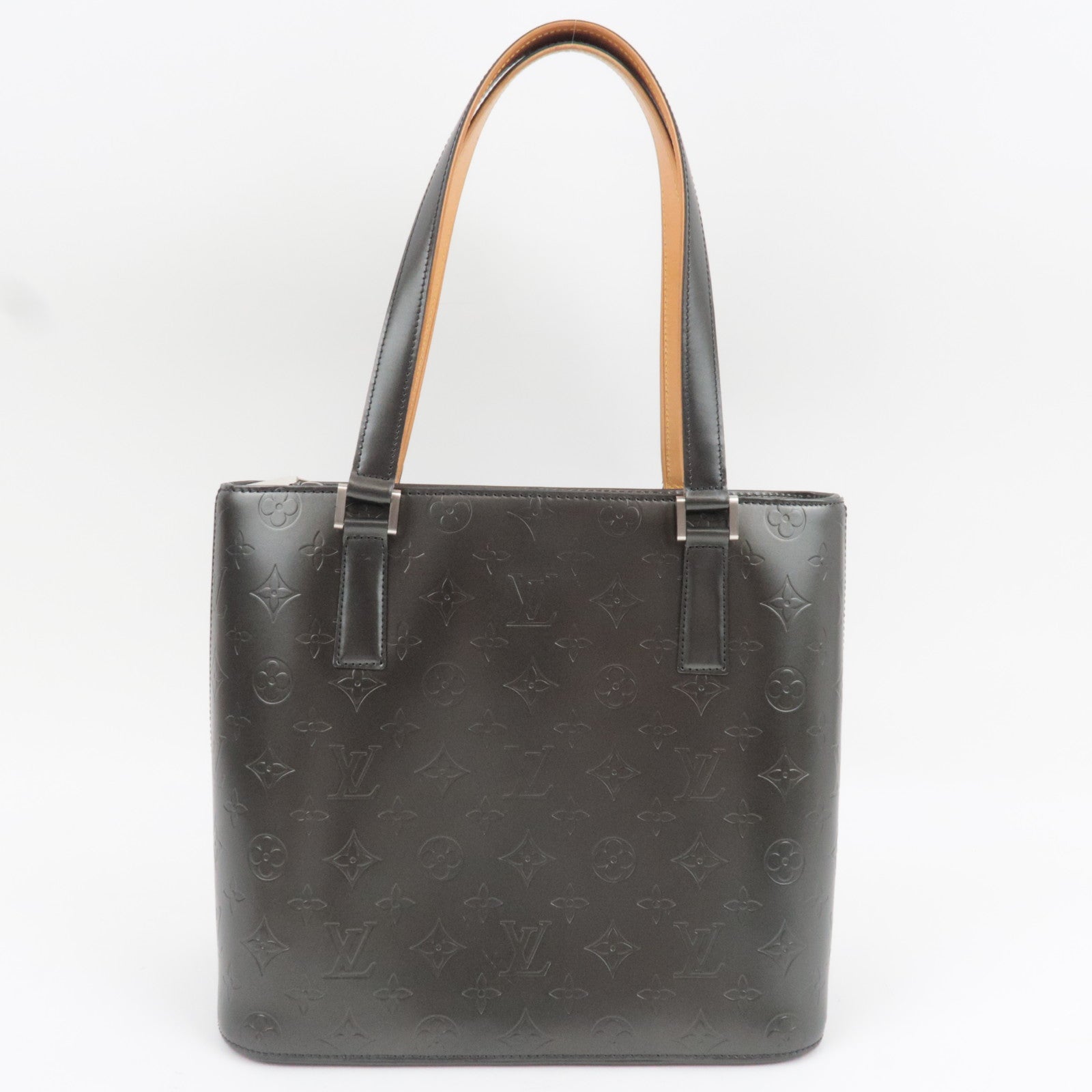 Louis Vuitton Monogram Matte Stockton Handbag Noir M55112 CA0042