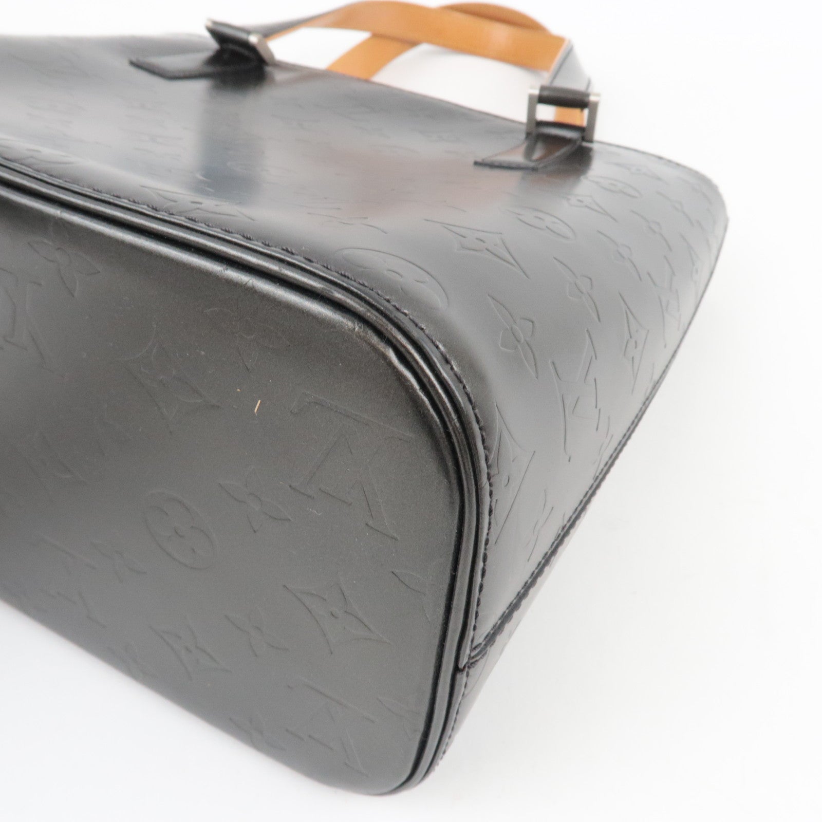 Louis Vuitton Monogram Matte Stockton Handbag Noir M55112 CA0042