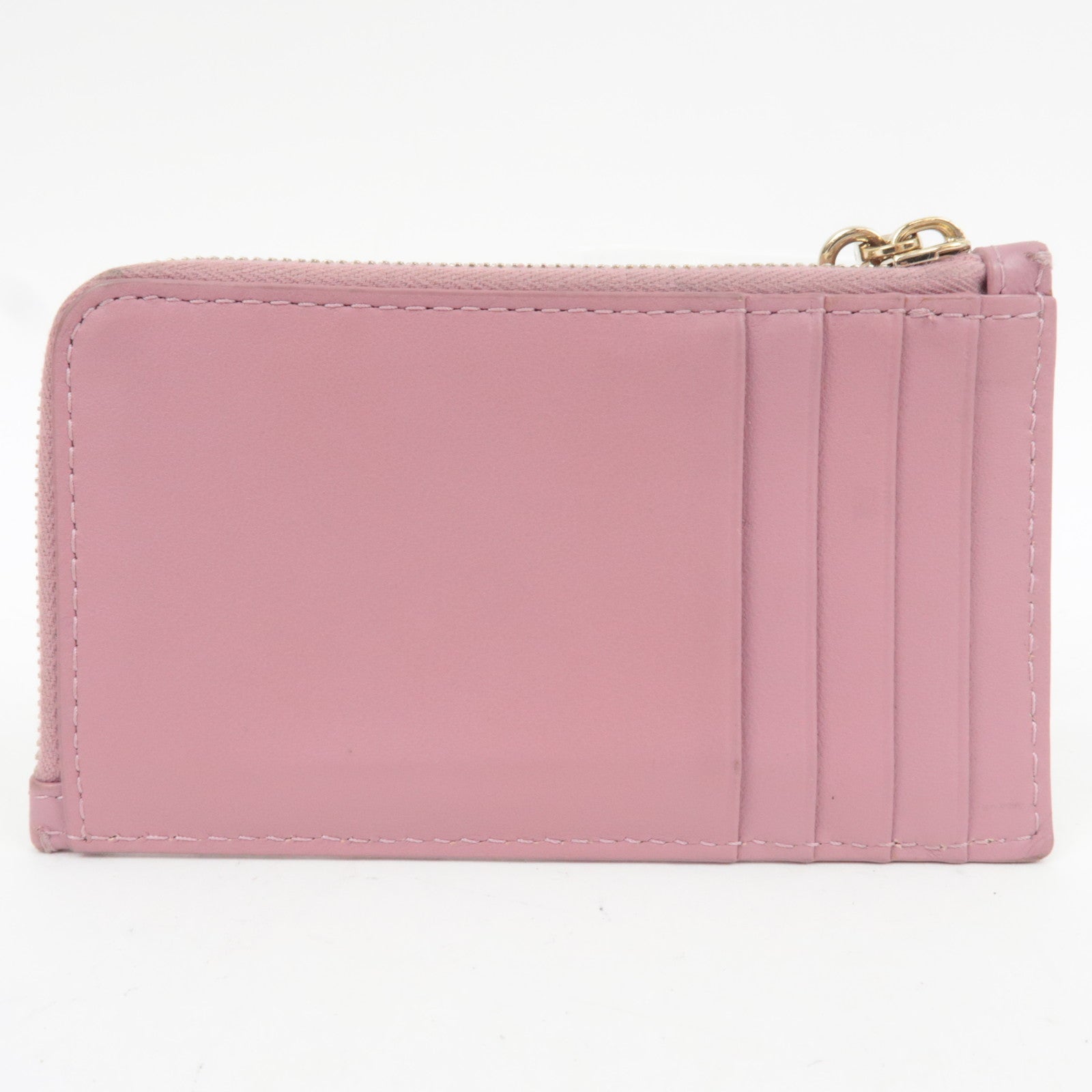 Christian Dior Lady Dior Fragment Case Leather Pink