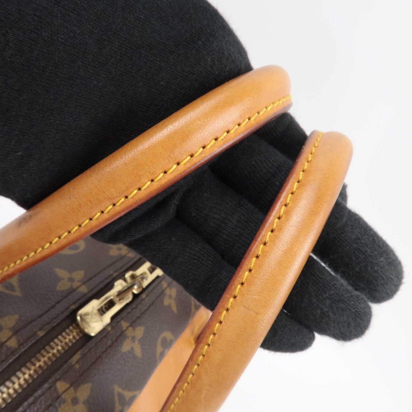 Louis Vuitton Monogram Deauville Handbag M47270 VI0936 *Name tag