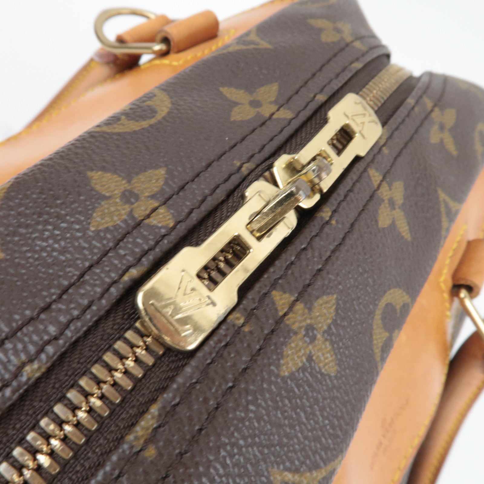 Louis Vuitton Monogram Deauville Handbag M47270 VI0936 *Name tag