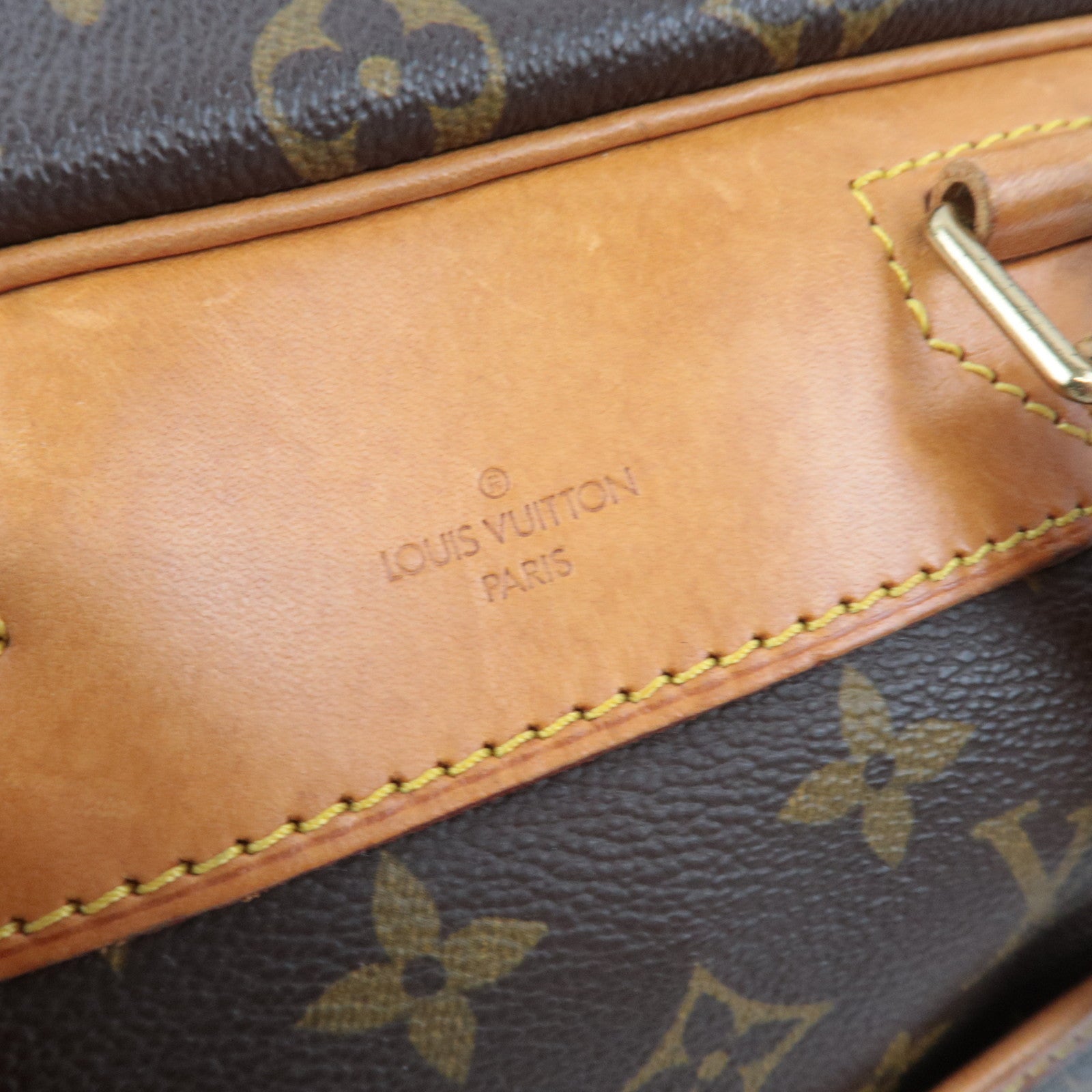 Louis Vuitton Monogram Deauville Handbag M47270 VI0936 *Name tag