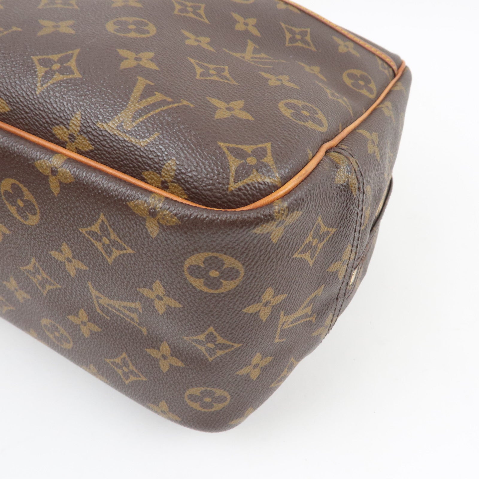 Louis Vuitton Monogram Deauville Handbag M47270 VI0936 *Name tag