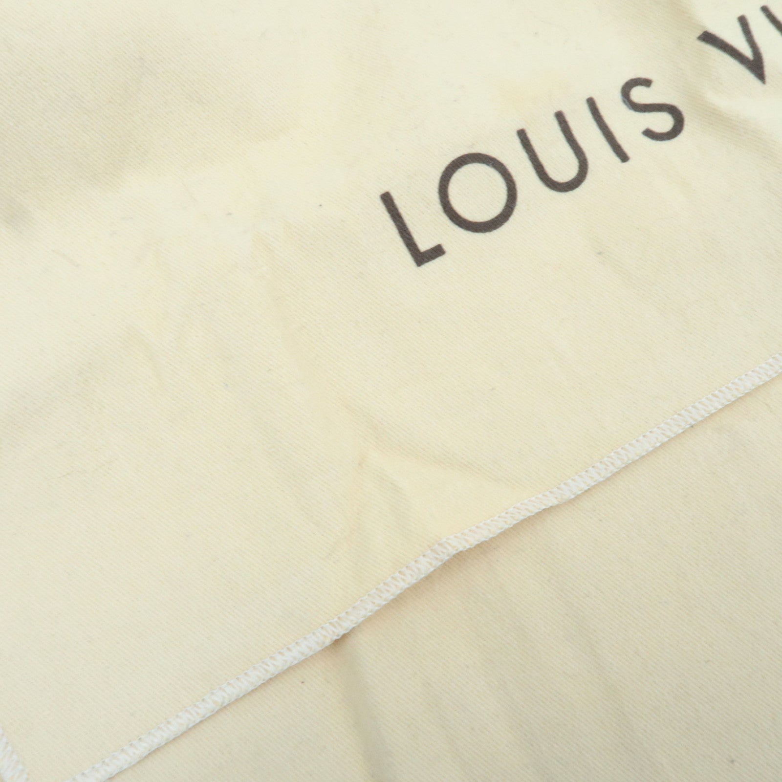 Louis Vuitton Set of 10 Dust Bag Cotton Beige