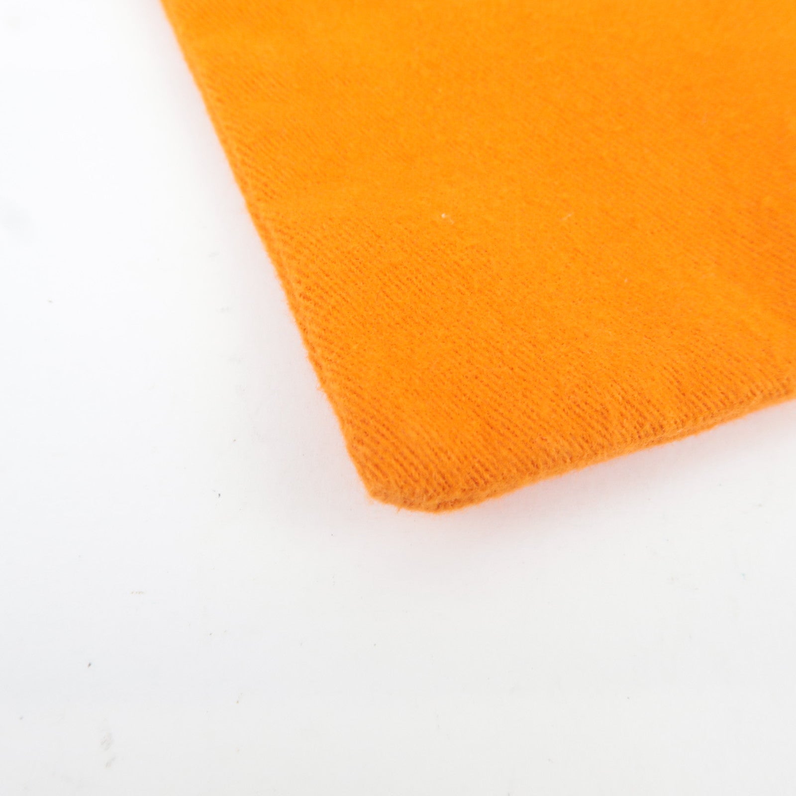 HERMES Set of 5 Dust Bag Cotton Orange Brown