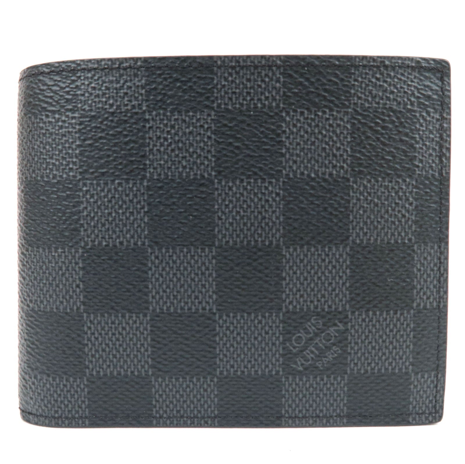Louis Vuitton Damier Graphite Portefeuille Marco NM Bifold Wallet N63336 RFID80935