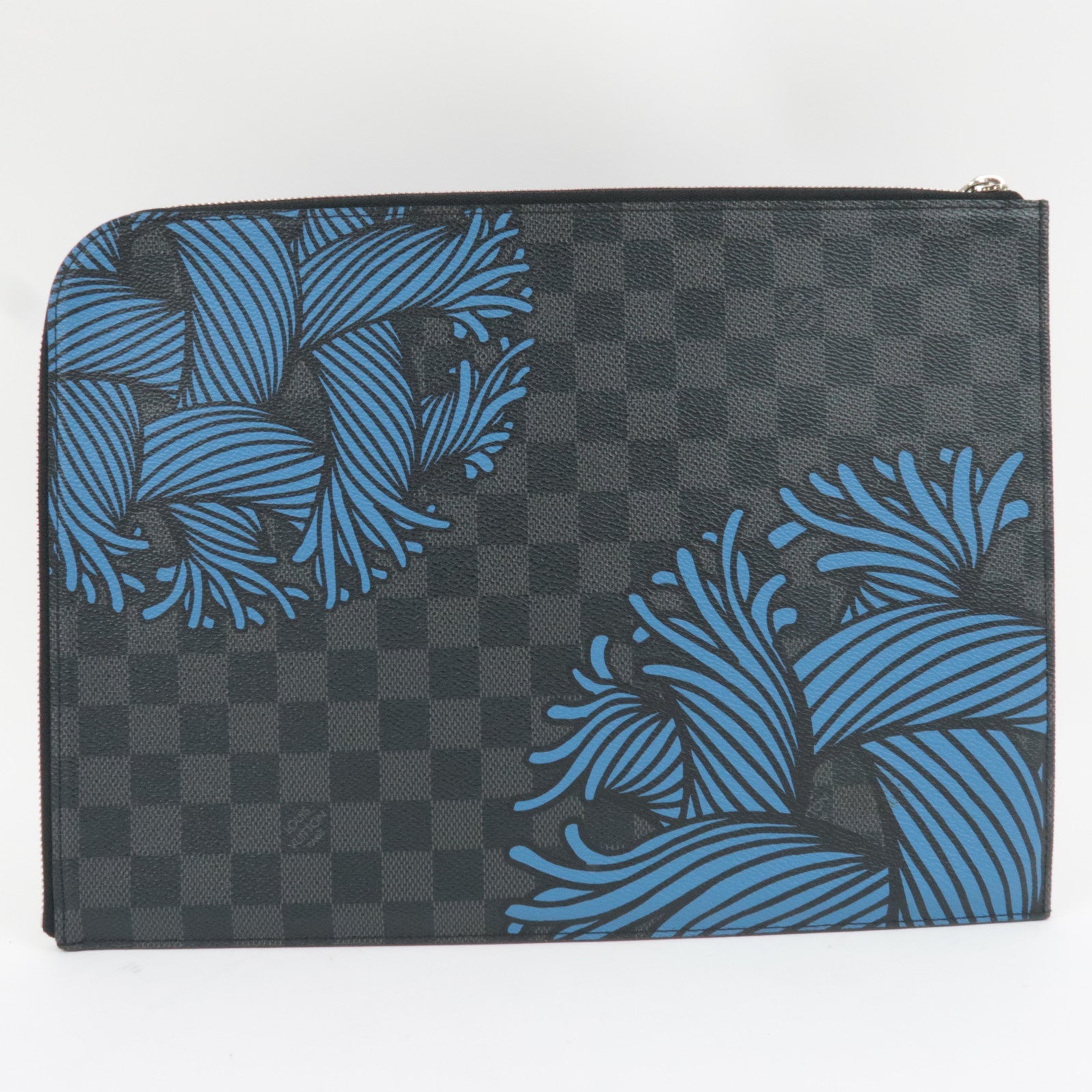 Louis Vuitton Damier Graphite Pochette Jour GM Christopher Nemeth Clutch Bag N41685 TJ3186