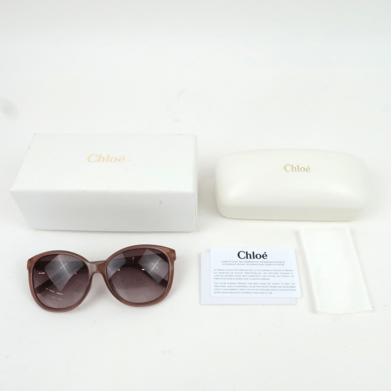 Chloe Sunglasses CE668SA 248 59□15 135 Pink *Box, Case, Cloths
