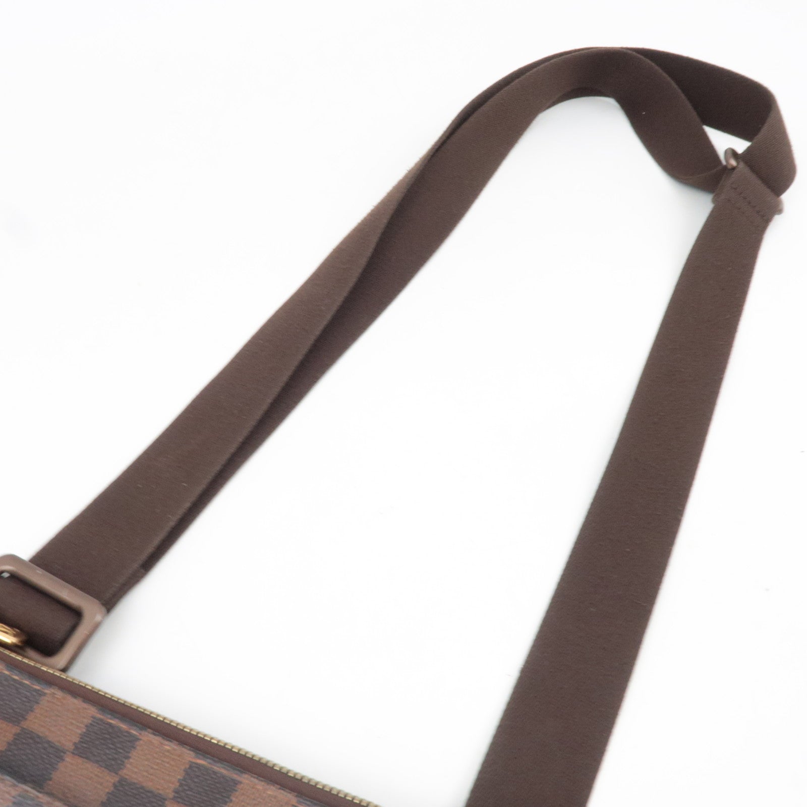 Louis Vuitton Damier Pochette Plat Brooklyn Shoulder Bag N41100 RI4102