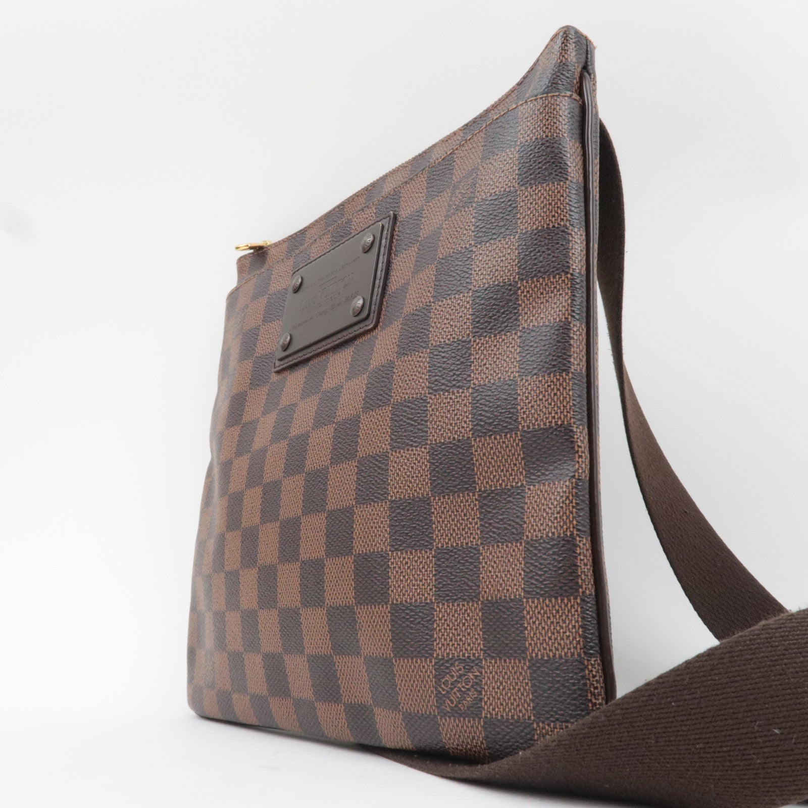 Louis Vuitton Damier Pochette Plat Brooklyn Shoulder Bag N41100 RI4102