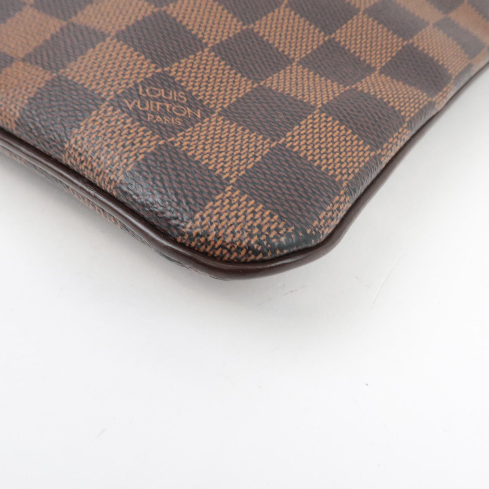 Louis Vuitton Damier Pochette Plat Brooklyn Shoulder Bag N41100 RI4102