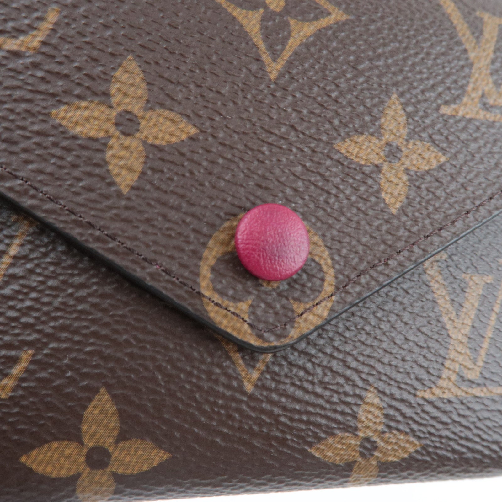 Louis Vuitton Monogram Portefeuille Victorine Fuchsia M41938 NZ2199