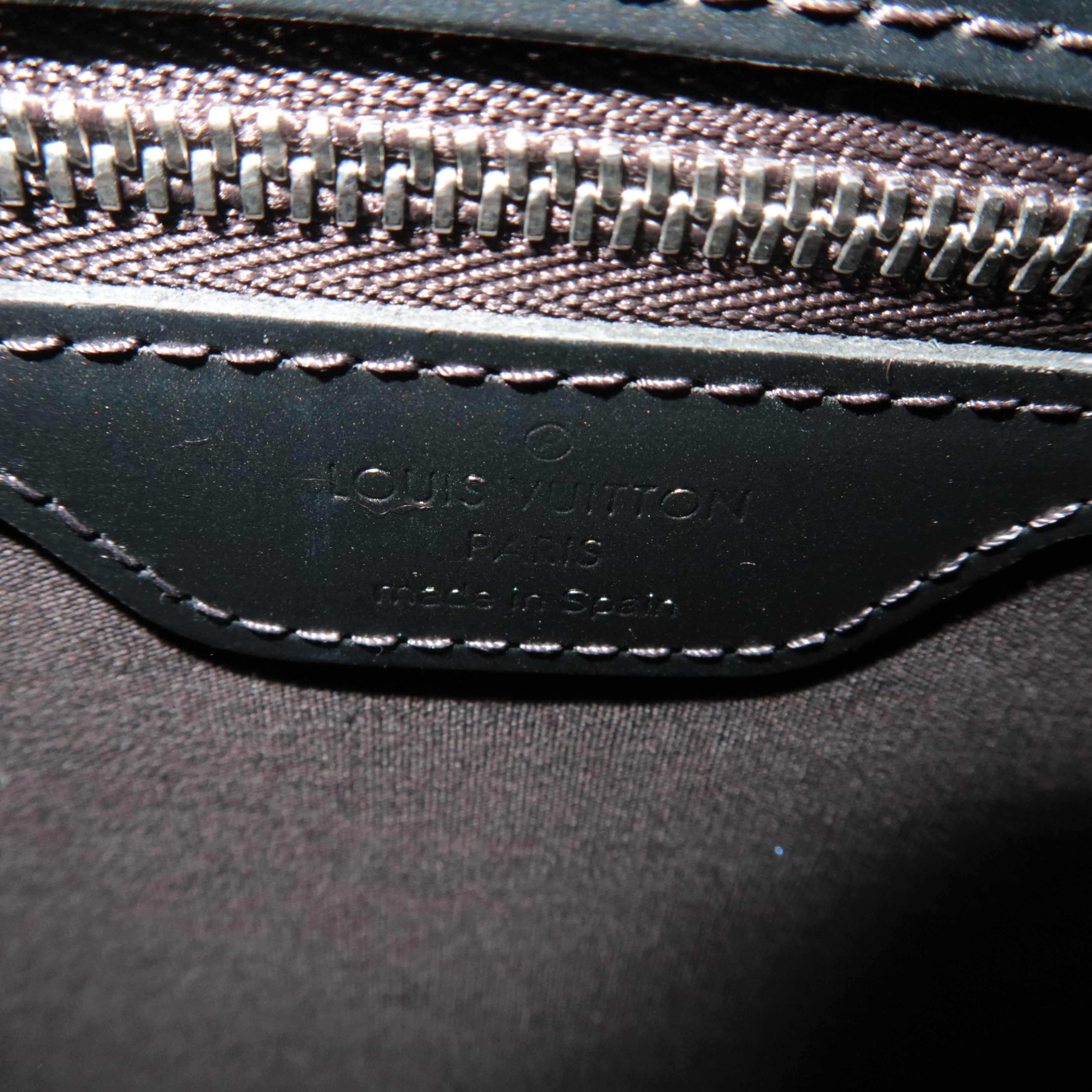 Louis Vuitton Monogram Matte Stockton Handbag Noir M55112 CA0093