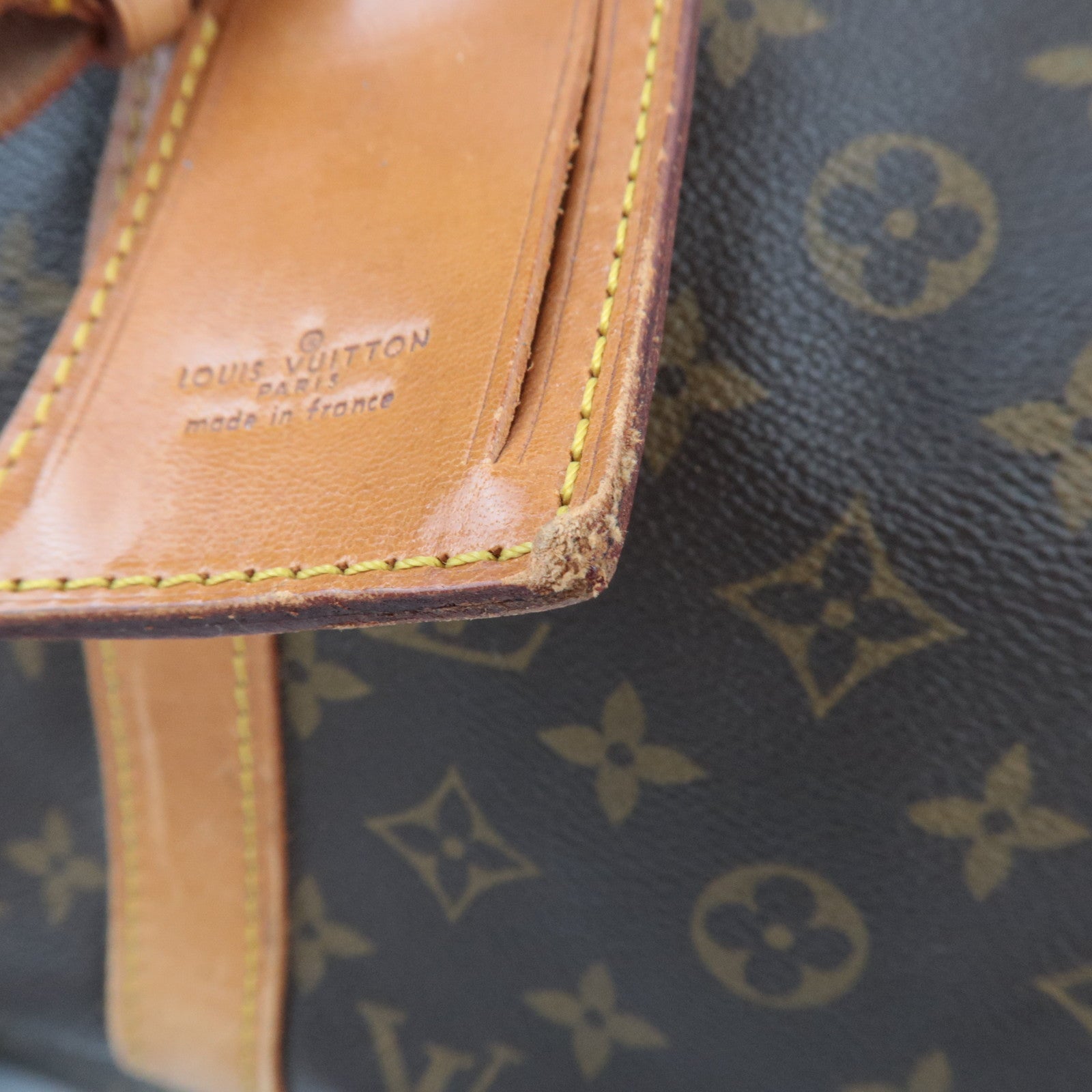 Louis Vuitton Monogram Sac Souple 45 Travel Bag M41624 844 *Name tag, Poignet