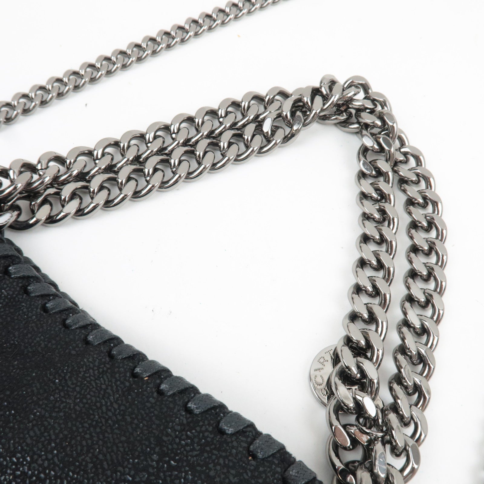 Stella McCartney Falabella Small Chain Tote Bag Vegan Leather Black