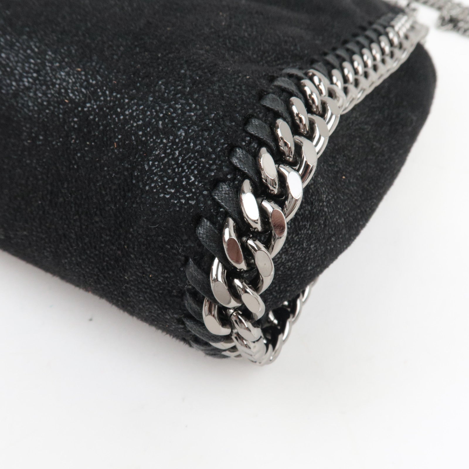 Stella McCartney Falabella Small Chain Tote Bag Vegan Leather Black