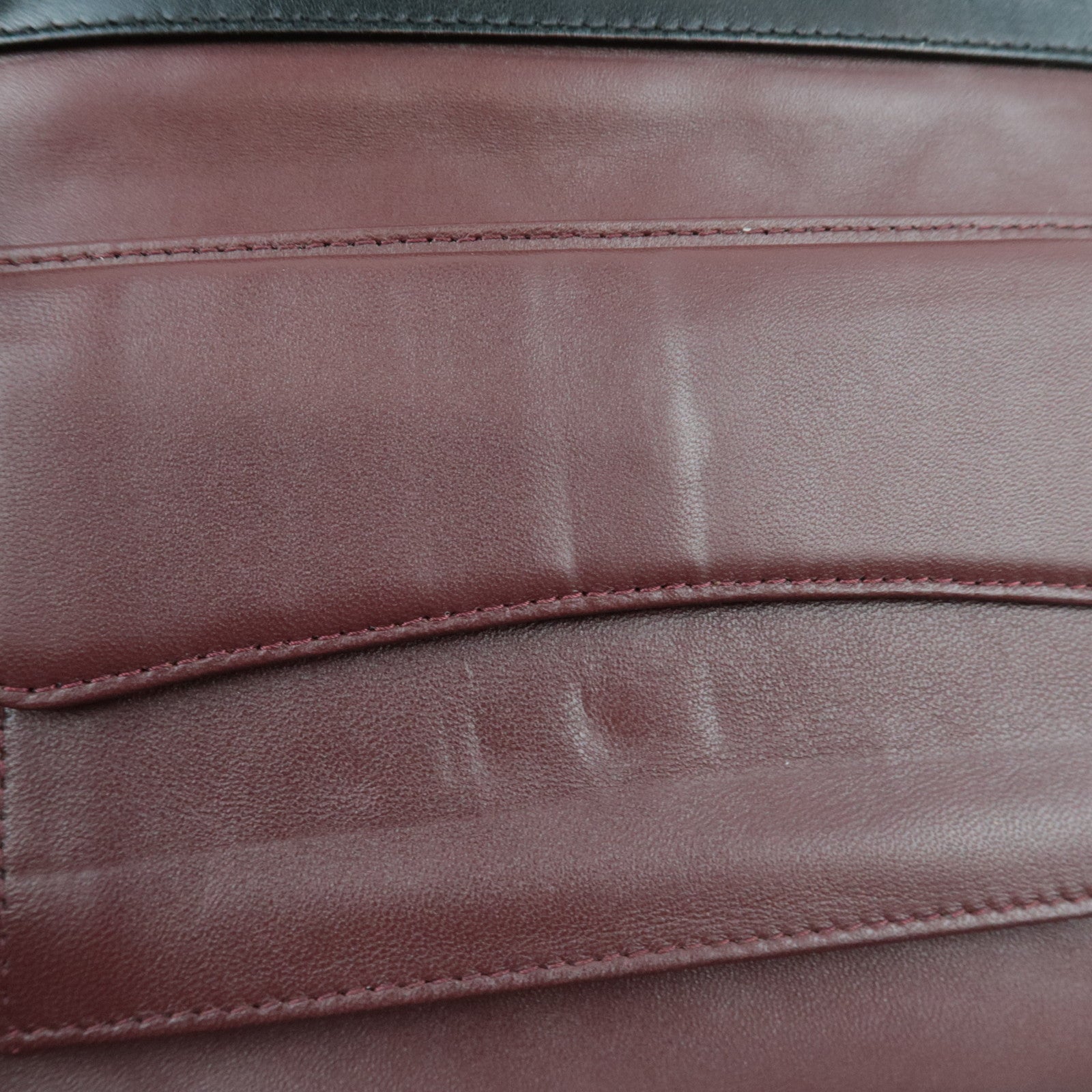 CHANEL Matelasse Tri-Fold Long Wallet Lambskin Black Silver HDW 14212311 *G card