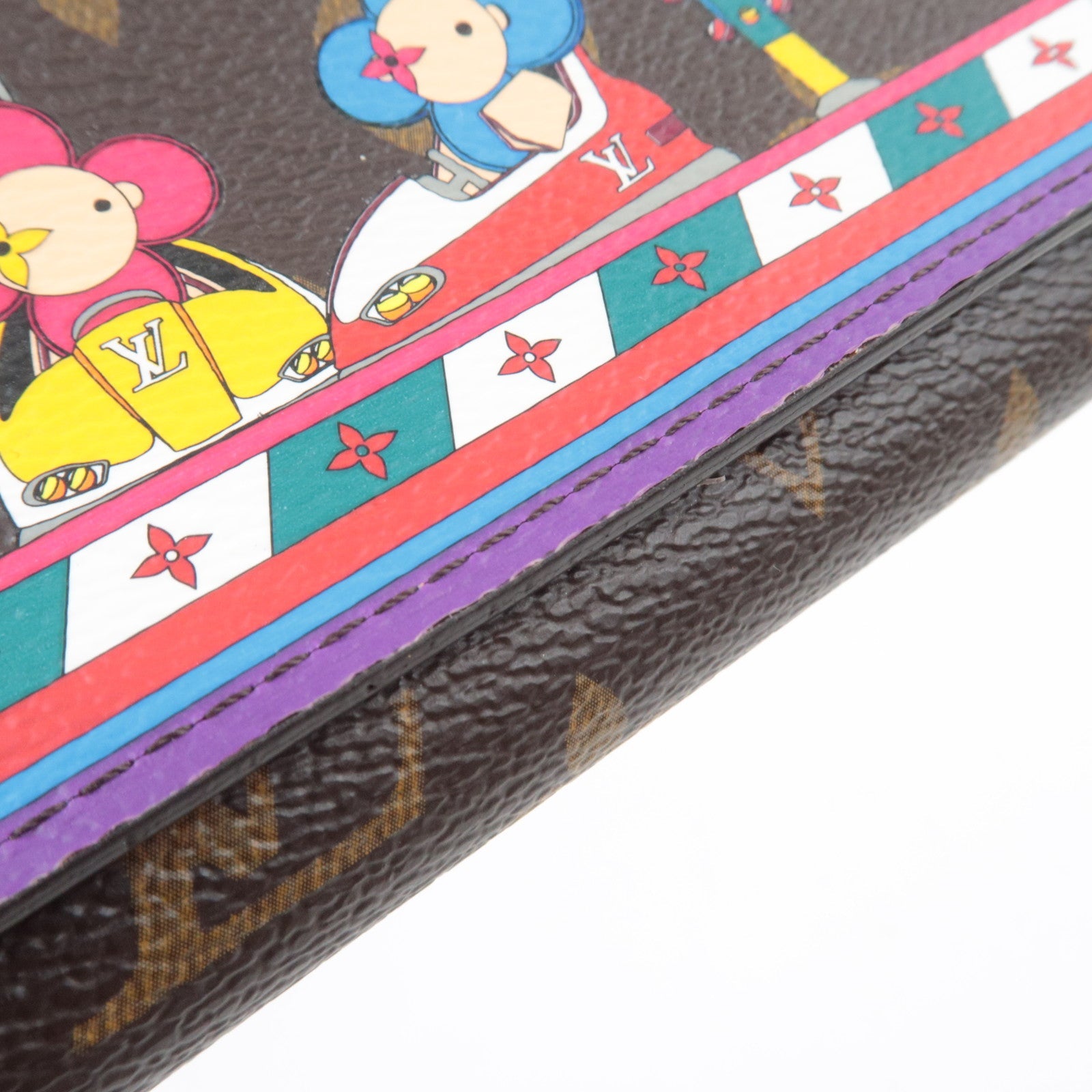 Louis Vuitton Monogram Vivienne Portefeuille Sarah NM Long Wallet M69747 RFID *Box, Dust bag